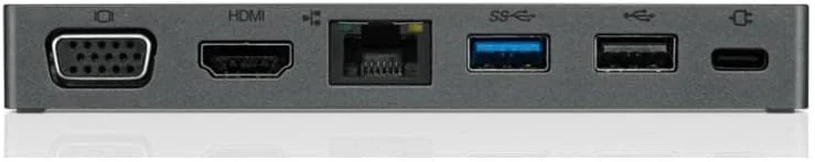 هاب مسافرتی USB-C لنوو (4X90S92381)، مشکی هاب مسافرتی USB-C لنوو (4X90S92381)، مشکی