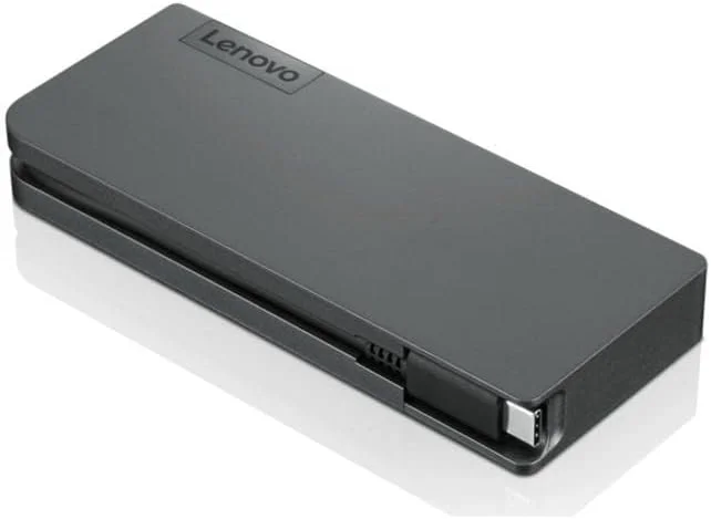 هاب مسافرتی USB-C لنوو (4X90S92381)، مشکی هاب مسافرتی USB-C لنوو (4X90S92381)، مشکی