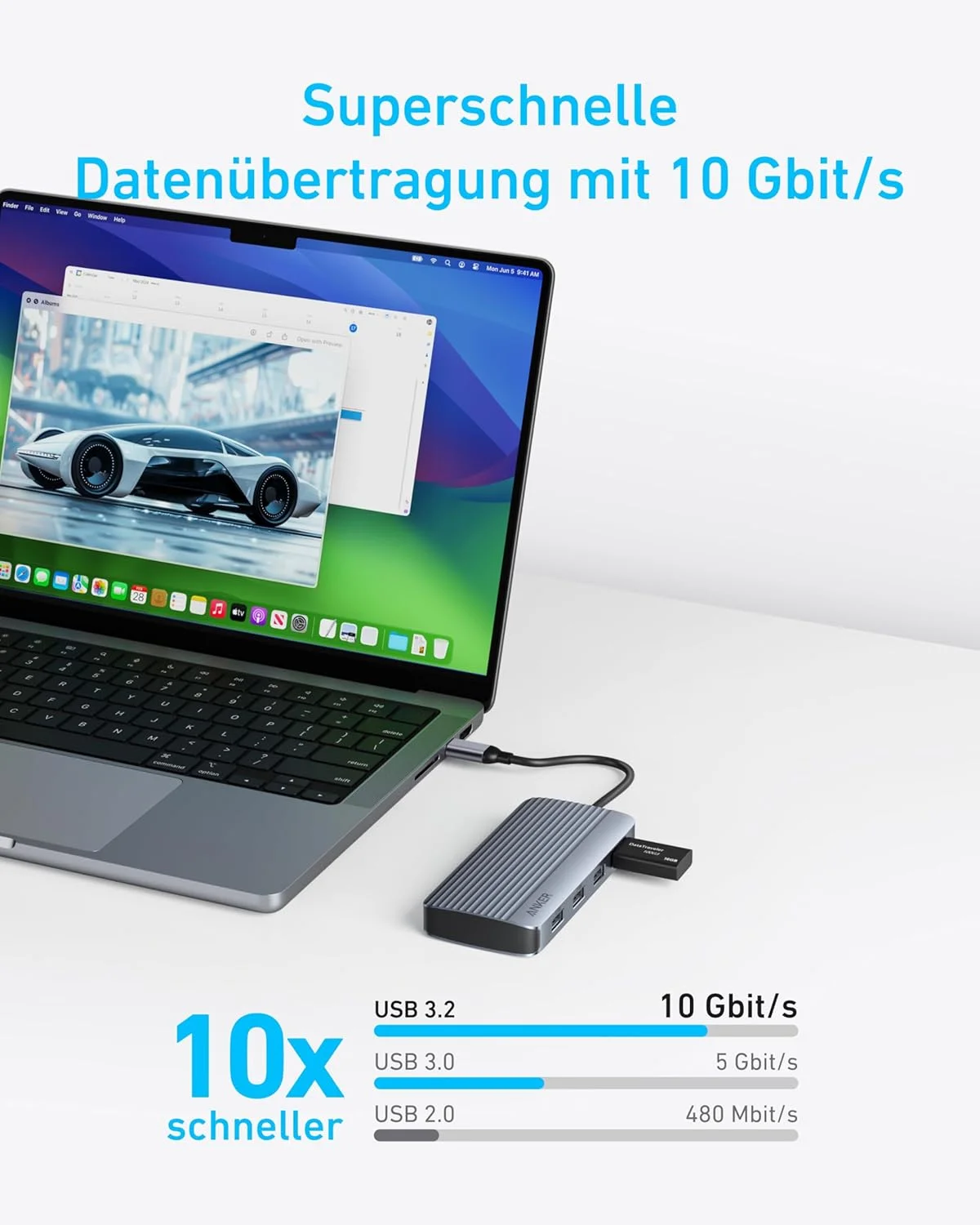 هاب USB-C انکر 7 در 1، داک استیشن USB-C با نمایشگر دوگانه، نمایشگر دوگانه HDMI، توان رسانی 100 واتی، انتقال داده 10 گیگابیت بر ثانیه، پورت های USB برای MacBook Air/Pro، Dell XPS، iPad Pro و غیره هاب USB-C انکر 7 در 1، داک استیشن USB-C با نمایشگر دوگانه، نمایشگر دوگانه HDMI، توان رسانی 100 واتی، انتقال داده 10 گیگابیت بر ثانیه، پورت های USB برای MacBook Air/Pro، Dell XPS، iPad Pro و غیره
