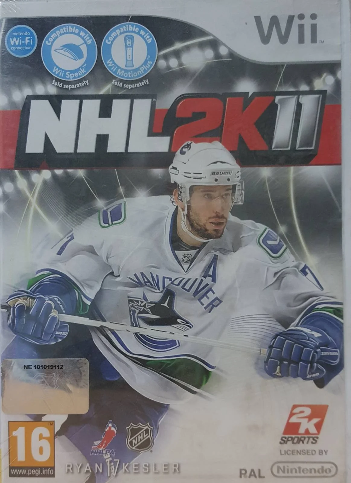 بازی NHL2K11 برای کنسول WII، منطقه PAL، ژانر ورزشی، حرکات دریبلینگ/شوتینگ و دفاعی | RVL-006 (EUR)