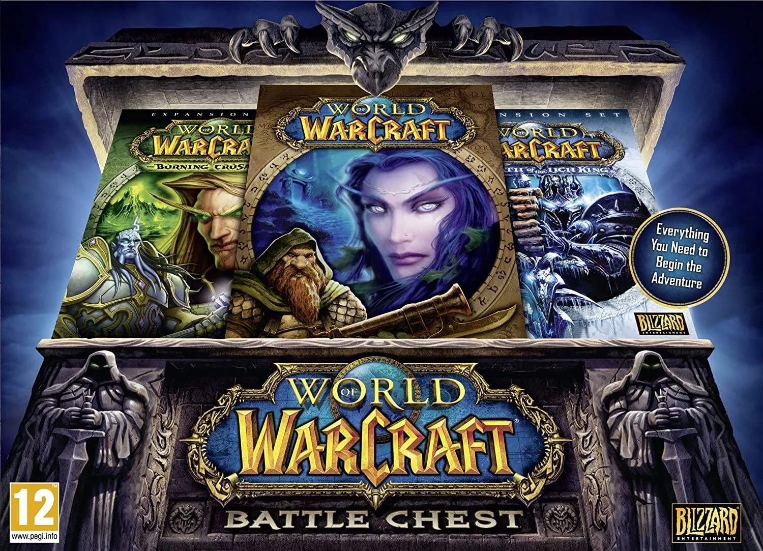 Blizzard World Of Warcraft Battlechest به همراه دو بسته الحاقی، برای PC | 23925UK