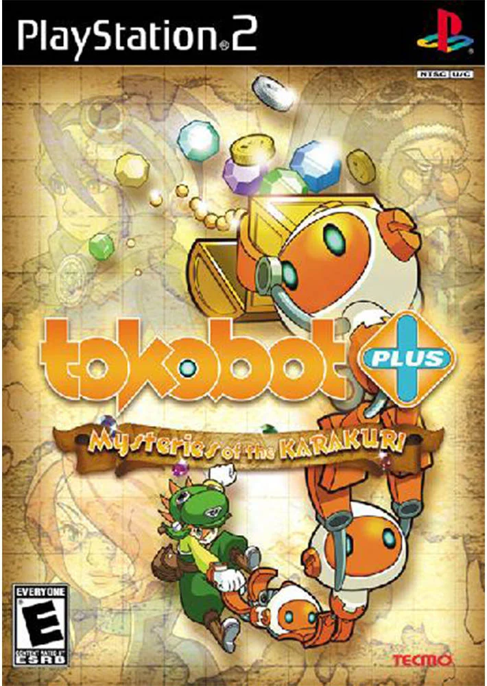 بازی Tecmo Tokobot PS2، به همراه اسرار کاراکوری، منطقه NTSC، حملات ترکیبی جدید، جذب توانایی های دشمن، حالت حمله زمانی | SLUS21471
