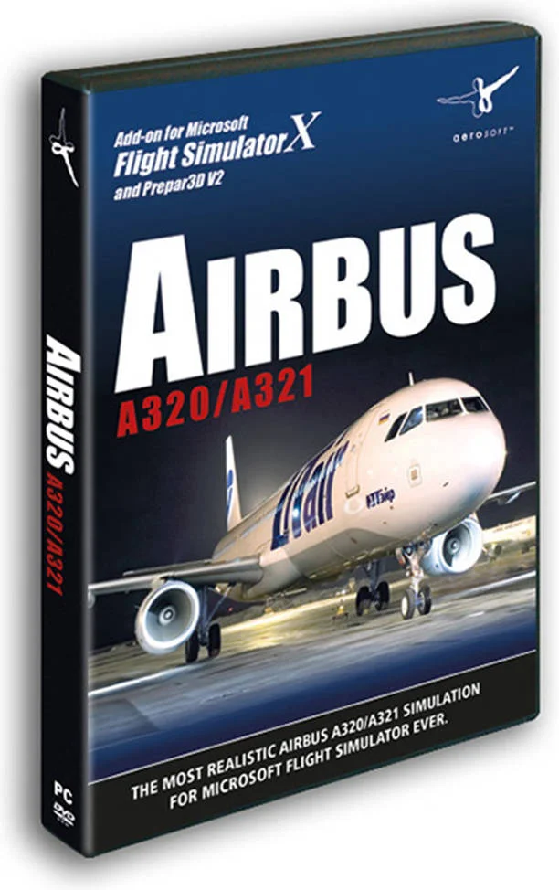 بازی کامپیوتری ایرباس A320/321 Aerosoft، افزودنی برای Microsoft Flight Simulator X، مدل‌های موتور کاملاً به‌روز شده | A320/A321