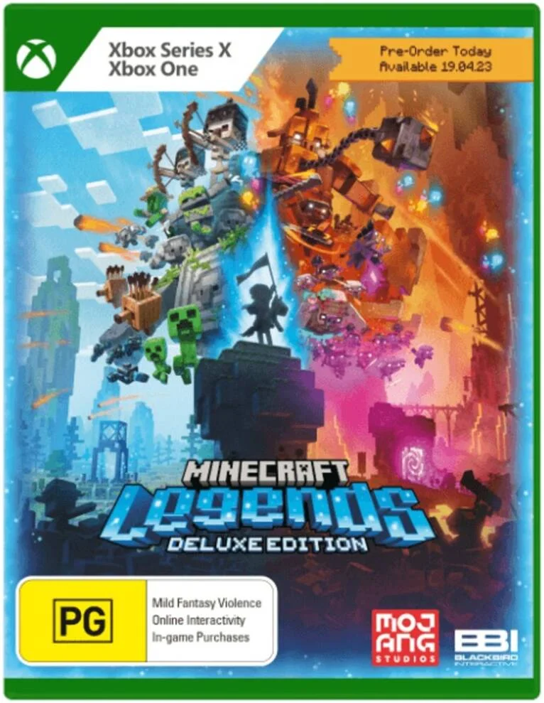Minecraft Legends Deluxe Edition استودیو Mojang برای Xbox One و Series X، یک افسانه حماسی از دنیای Minecraft را تجربه کنید، در یک دنیای سرسبز به گشت و گذار بپردازید | X2227445