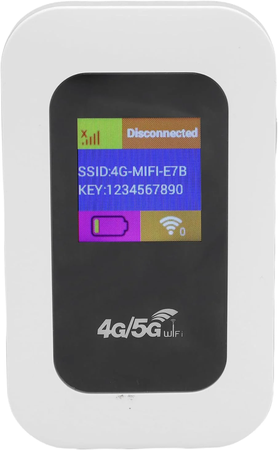 مودم همراه وای فای، دستگاه وای فای 4G آنلاک شده با سرعت بالا 300 مگابیت بر ثانیه، روتر قابل حمل شبکه بی سیم با اسلات سیم کارت برای مسافرت، پشتیبانی از 10 کاربر