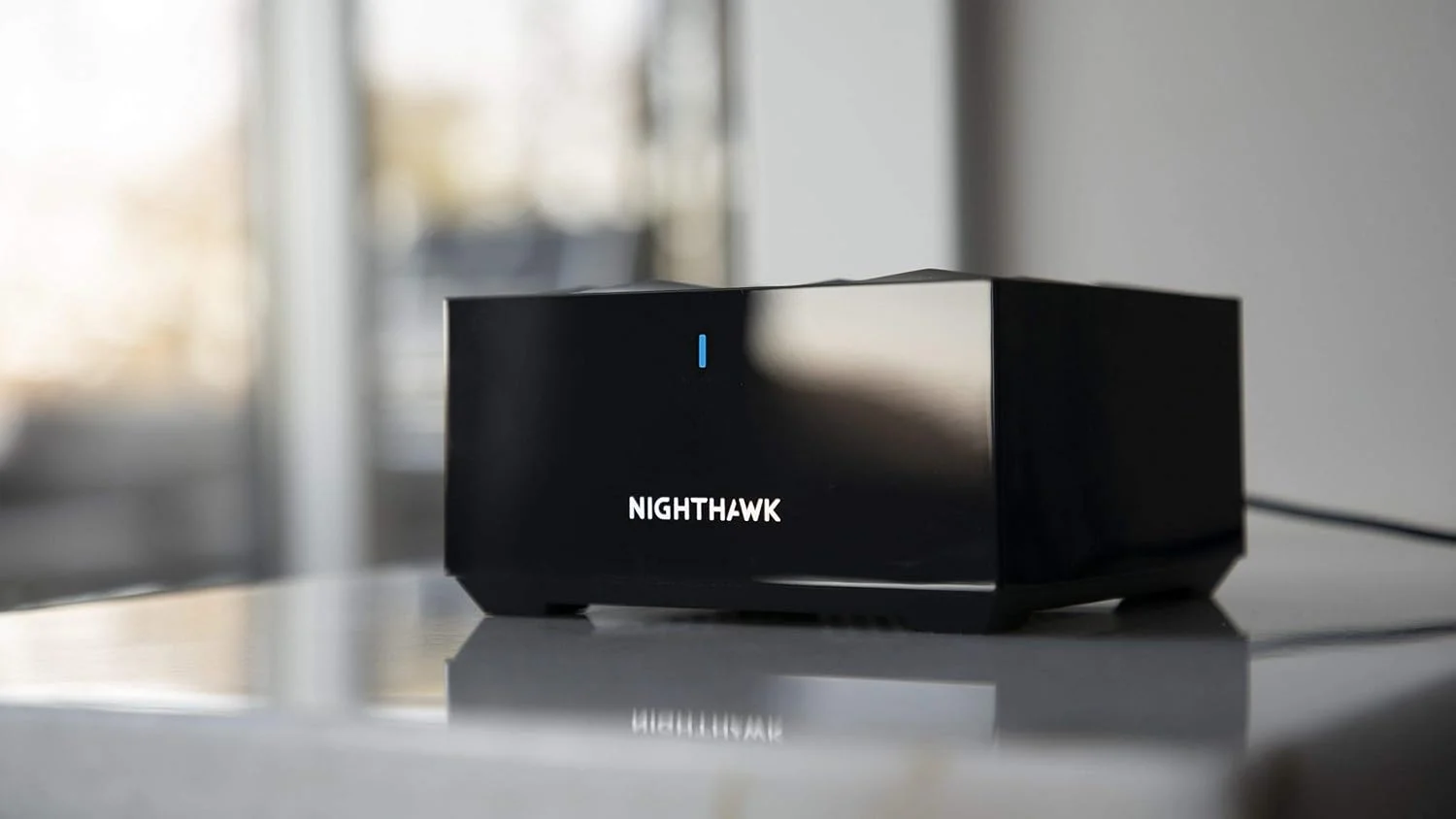 روتر مش دو بانده Nertgear Nighthawk MR60 WiFi EasyMesh 802.11b/g/n/ax AX1800 WiFi 6 (فقط روتر)، MR-60، مشکی (بازسازی شده)