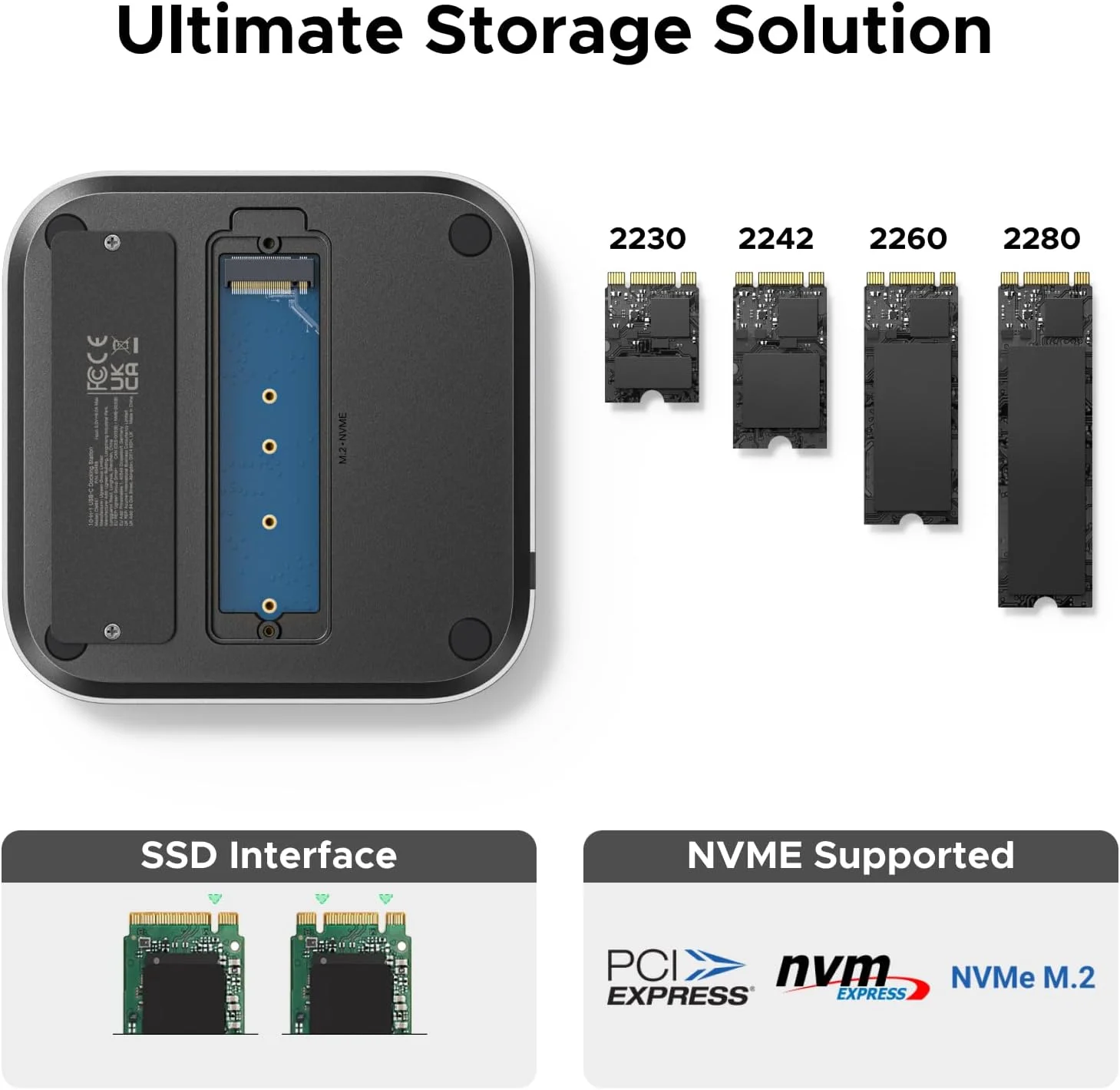 داک و استند UGREEN Mac mini M4 با هاب DP برای Mac mini M4 و M4 Pro 2024 با محفظه SSD M.2 NVMe، پورت DP با رزولوشن 4K144Hz، پورت های USB A/C با سرعت 10G، اسلات های SD/TF و صدا داک و استند UGREEN Mac mini M4 با هاب DP برای Mac mini M4 و M4 Pro 2024 با محفظه SSD M.2 NVMe، پورت DP با رزولوشن 4K144Hz، پورت های USB A/C با سرعت 10G، اسلات های SD/TF و صدا