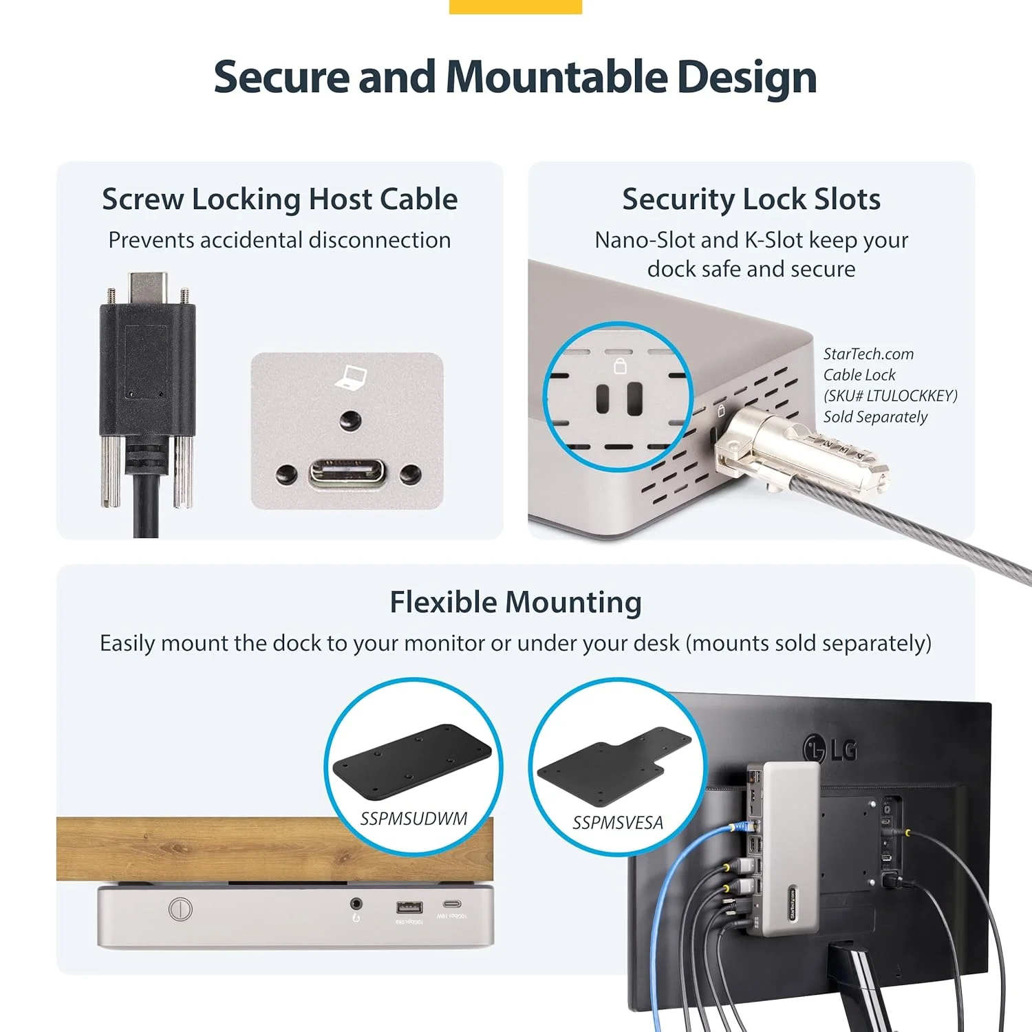 داک استیشن USB-C استار تک، پشتیبانی از سه مانیتور 4K با نرخ 60 هرتز، شارژ لپ تاپ تا 100 وات، 2.5GbE، بدون نیاز به درایور، عدم سازگاری با macOS داک استیشن USB-C استار تک، پشتیبانی از سه مانیتور 4K با نرخ 60 هرتز، شارژ لپ تاپ تا 100 وات، 2.5GbE، بدون نیاز به درایور، عدم سازگاری با macOS