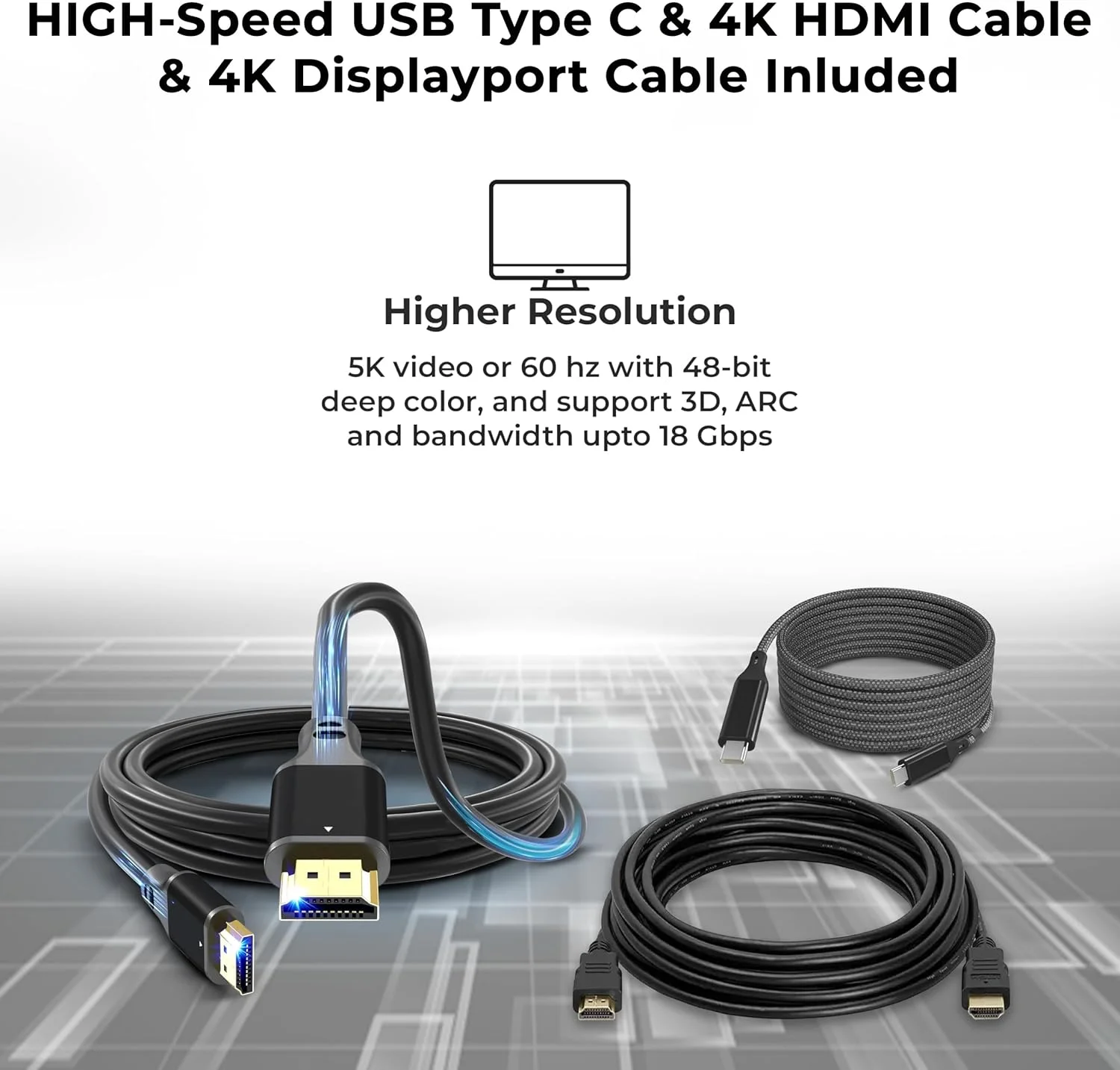 مجموعه داک استیشن دو مانیتوره دل UD22 - داک یونیورسال USB-C/USB-A دل برای لپتاپها با آداپتور 130 واتی، کابلهای HDMI، DisplayPort، USB-C - پشتیبانی از دو/سه/4 مانیتور و نمایشگر 4K مجموعه داک استیشن دو مانیتوره دل UD22 - داک یونیورسال USB-C/USB-A دل برای لپتاپها با آداپتور 130 واتی، کابلهای HDMI، DisplayPort، USB-C - پشتیبانی از دو/سه/4 مانیتور و نمایشگر 4K