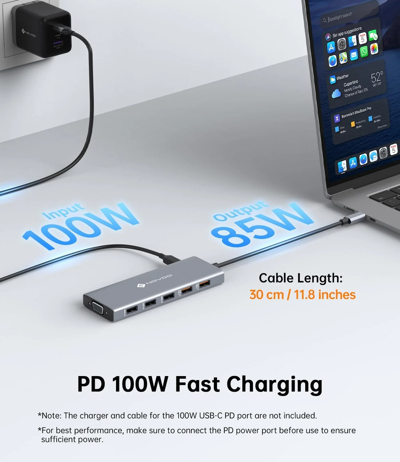 ایستگاه اتصال USB C دو مانیتوره NOVOO، هاب USB C دوازده در یک با HDMI 4K، VGA، USB 10Gbps، SD/TF، PD 100W، آداپتور چند پورت سازگار با MacBook Dell HP Surface ایستگاه اتصال USB C دو مانیتوره NOVOO، هاب USB C دوازده در یک با HDMI 4K، VGA، USB 10Gbps، SD/TF، PD 100W، آداپتور چند پورت سازگار با MacBook Dell HP Surface