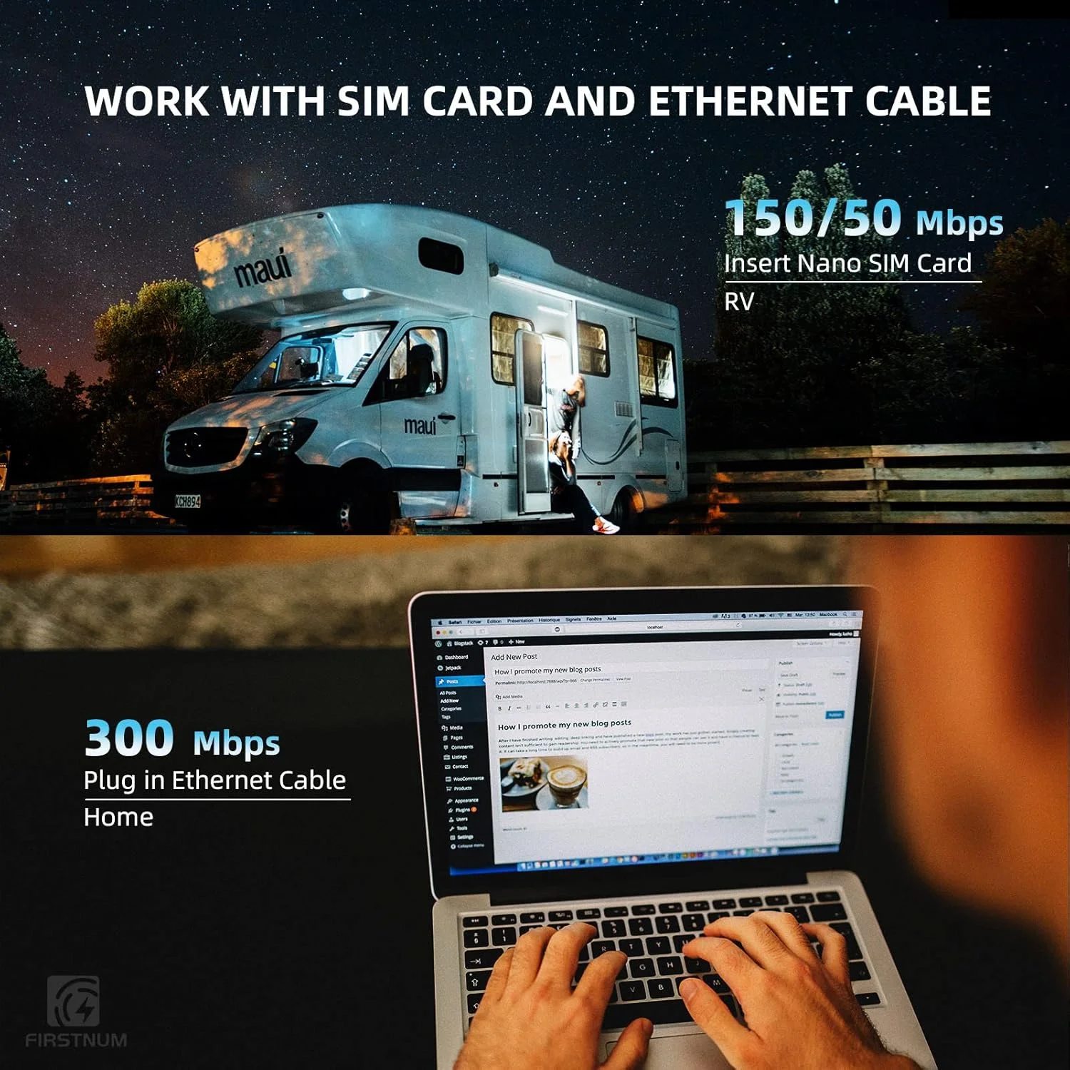 روتر وای فای CPE C1 با اسلات سیم کارت، 4G LTE CAT4 وای فای 150 مگابیت بر ثانیه، روتر مسافرتی قابل حمل، CPE بی سیم دوربرد فضای باز/داخلی 802.11b/n/g 2.4 گیگاهرتز 300 مگابیت بر ثانیه برای خانه/کامیون/RV