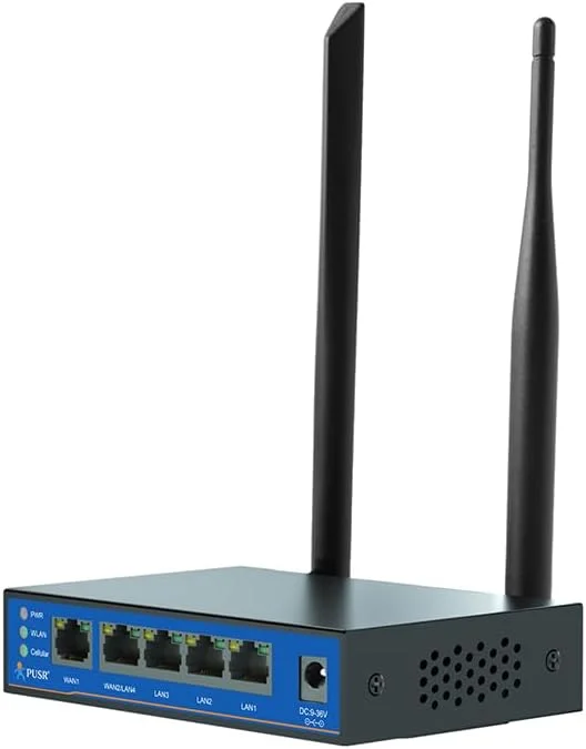 روتر سلولار LTE Cat4 صنعتی دو سیم کارته با 5 پورت اترنت، دو WAN، تکرار کننده VPN غنی USR-G805s-G