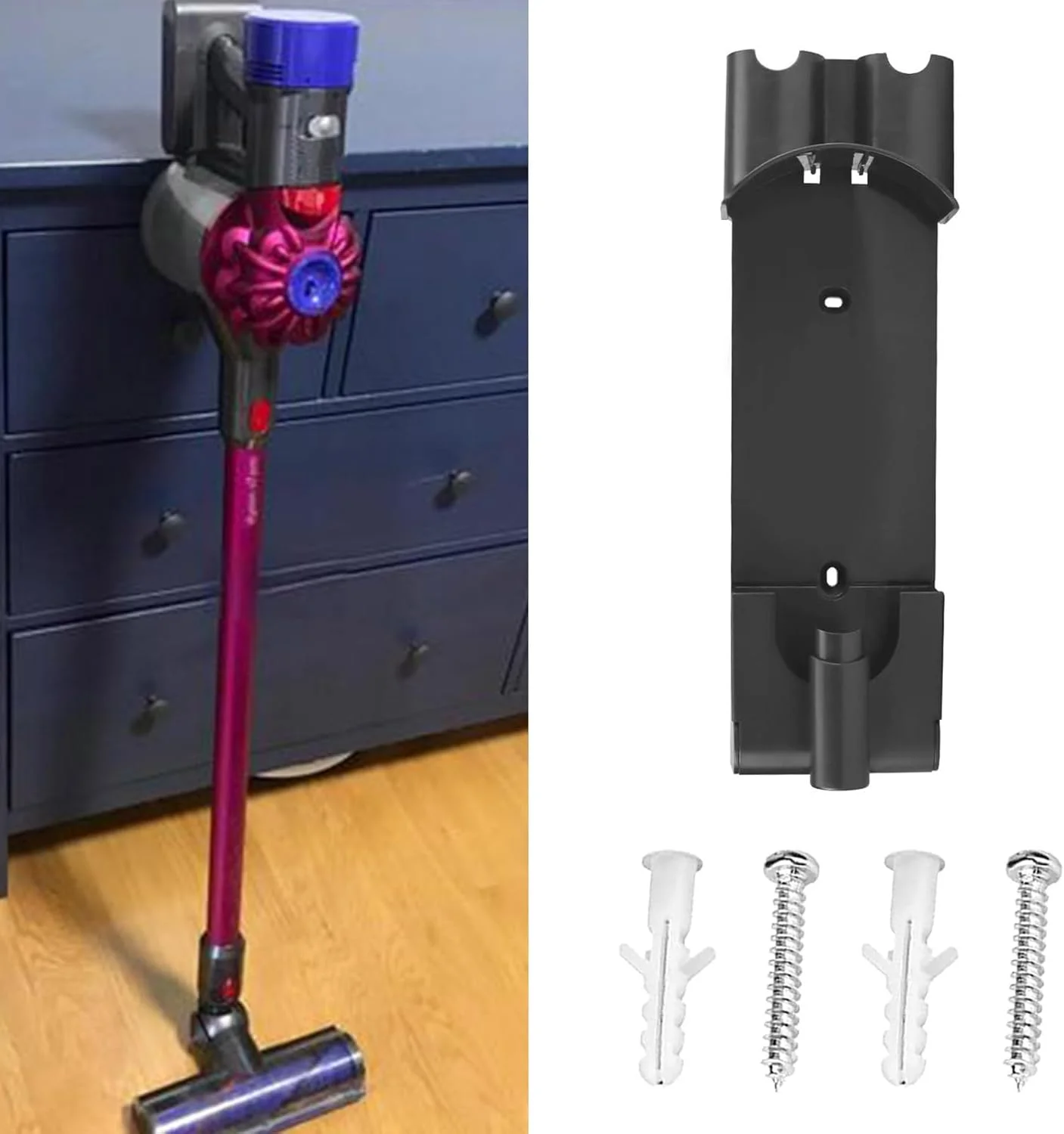 پایه نگهدارنده و شارژ دیواری جاروبرقی ایستاده با قابلیت صرفه جویی در فضا پایه نگهدارنده و شارژ دیواری جاروبرقی ایستاده با قابلیت صرفه جویی در فضا