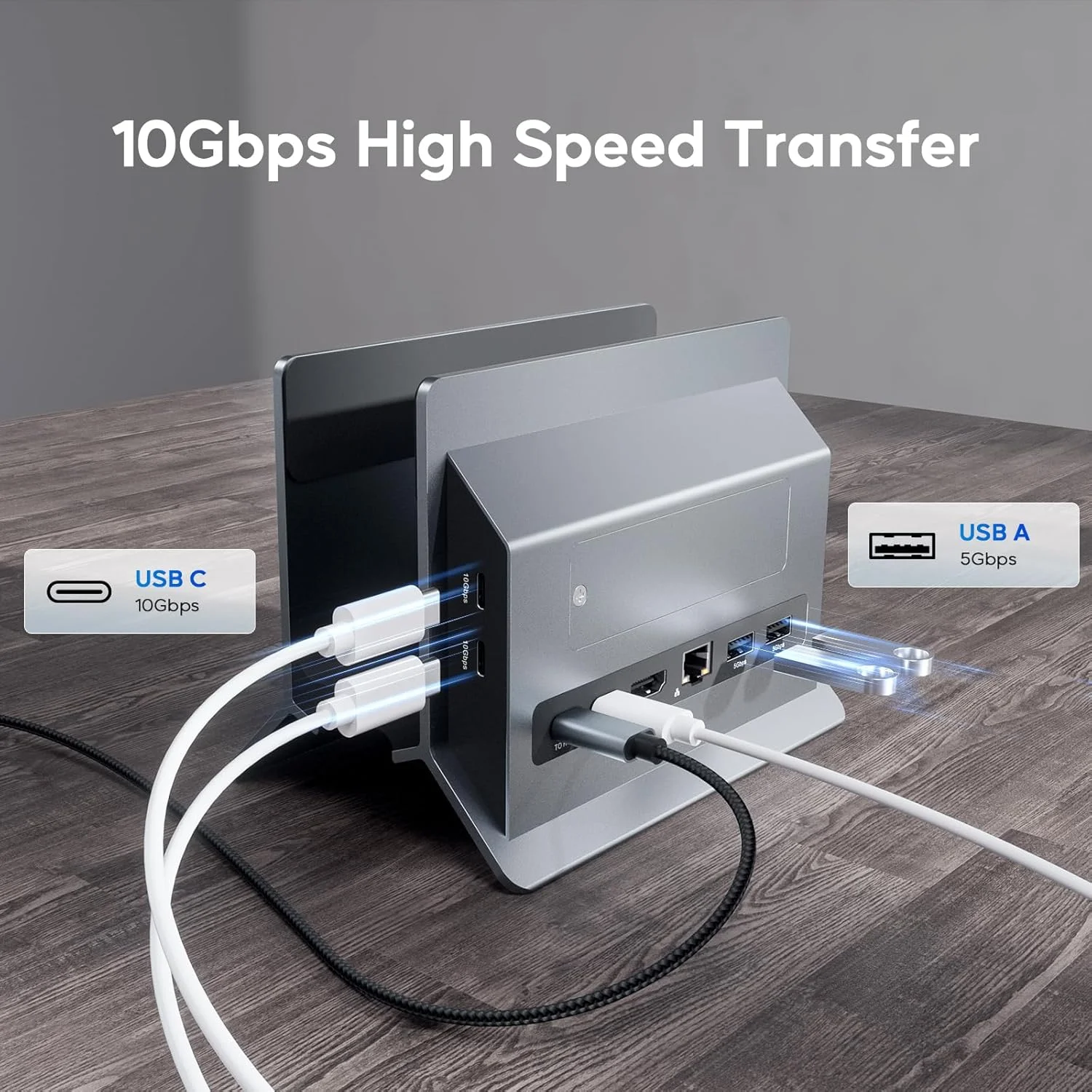 ایستگاه اتصال عمودی مکبوک، ایستگاه اتصال PULWTOP برای مک مینی با محفظه M.2 NVMe برای مکبوک پرو/ایر، HDMI 4K@60Hz، 2USB C 10Gbps، SD/TF، 100W PD، RJ45، 2 USB A، صدا برای لپتاپهای ویندوزی ایستگاه اتصال عمودی مکبوک، ایستگاه اتصال PULWTOP برای مک مینی با محفظه M.2 NVMe برای مکبوک پرو/ایر، HDMI 4K@60Hz، 2USB C 10Gbps، SD/TF، 100W PD، RJ45، 2 USB A، صدا برای لپتاپهای ویندوزی