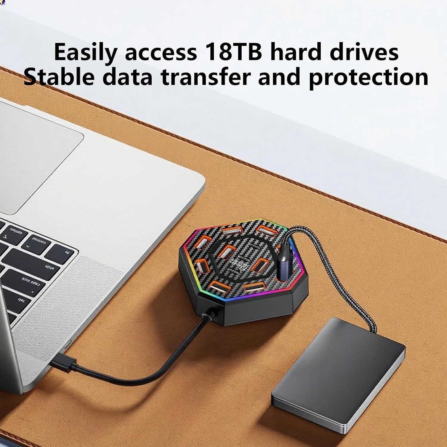 ایستگاه اتصال USB - ایستگاه اتصال آداپتور USB 13 پورت | لوازم جانبی الکترونیکی طراحی RGB برای خانه آپارتمانی مدرسه خوابگاه کتابخانه کالج ایستگاه اتصال USB - ایستگاه اتصال آداپتور USB 13 پورت | لوازم جانبی الکترونیکی طراحی RGB برای خانه آپارتمانی مدرسه خوابگاه کتابخانه کالج