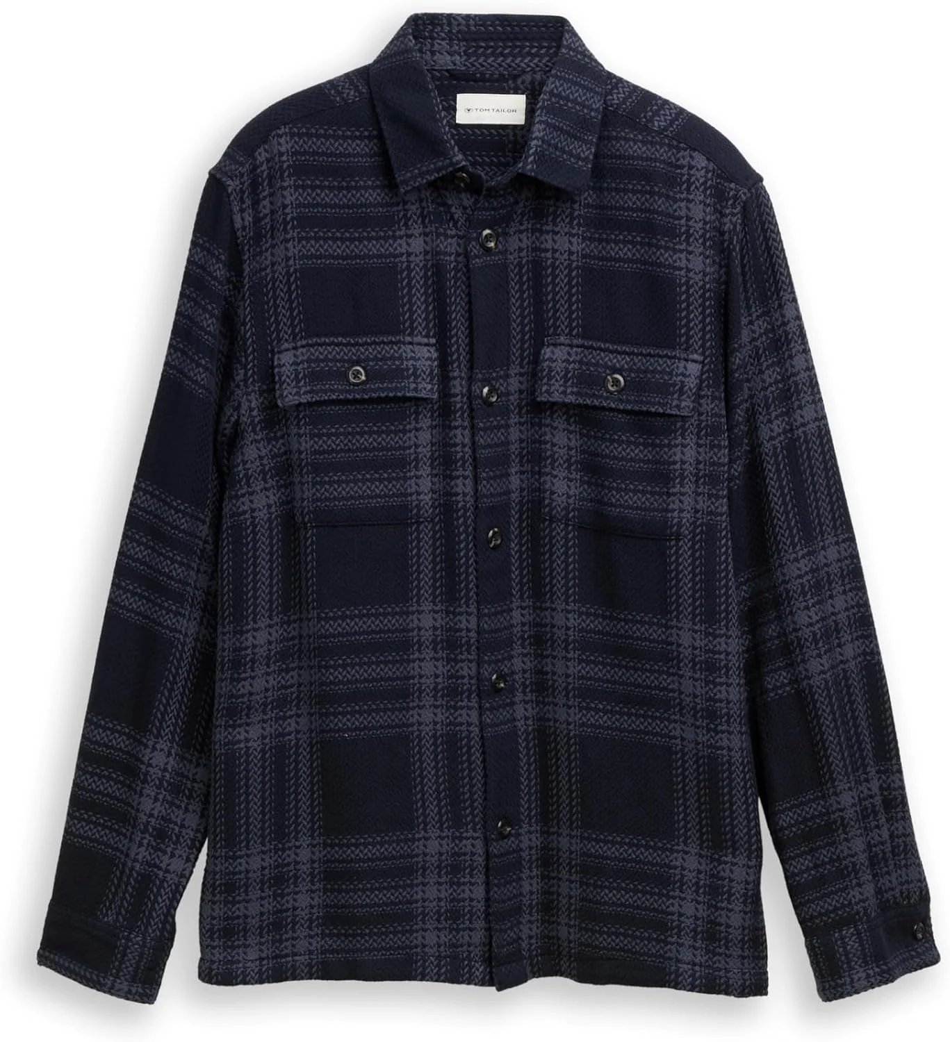 پیراهن مردانه آستین بلند توم تیلور با طرح چهارخانه