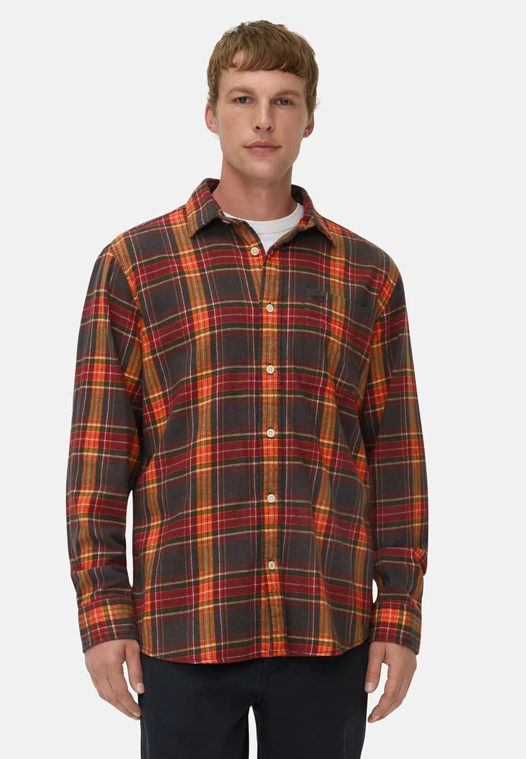 پیراهن آستین بلند مردانه کمل اکتیو fleXXXactive® از فلانل سبک