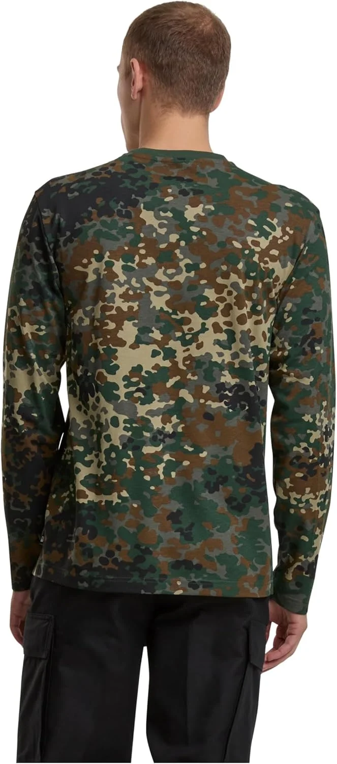 تی شرت آستین بلند مردانه Brandit Premium، مشکی، مدل Basics