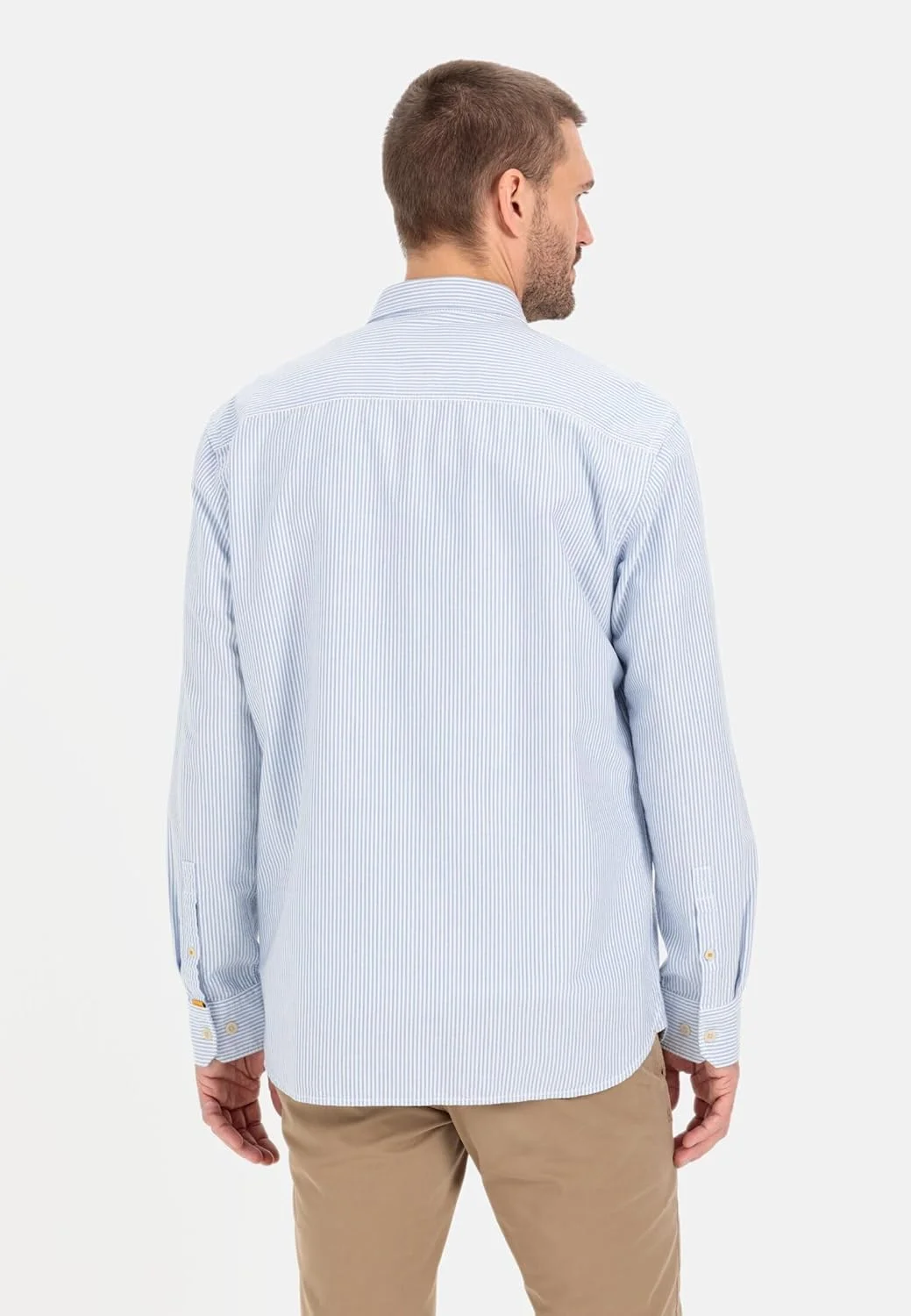 پیراهن راه راه مردانه آکسفورد کمل اکتیو ساخته شده از پنبه ارگانیک پایدار