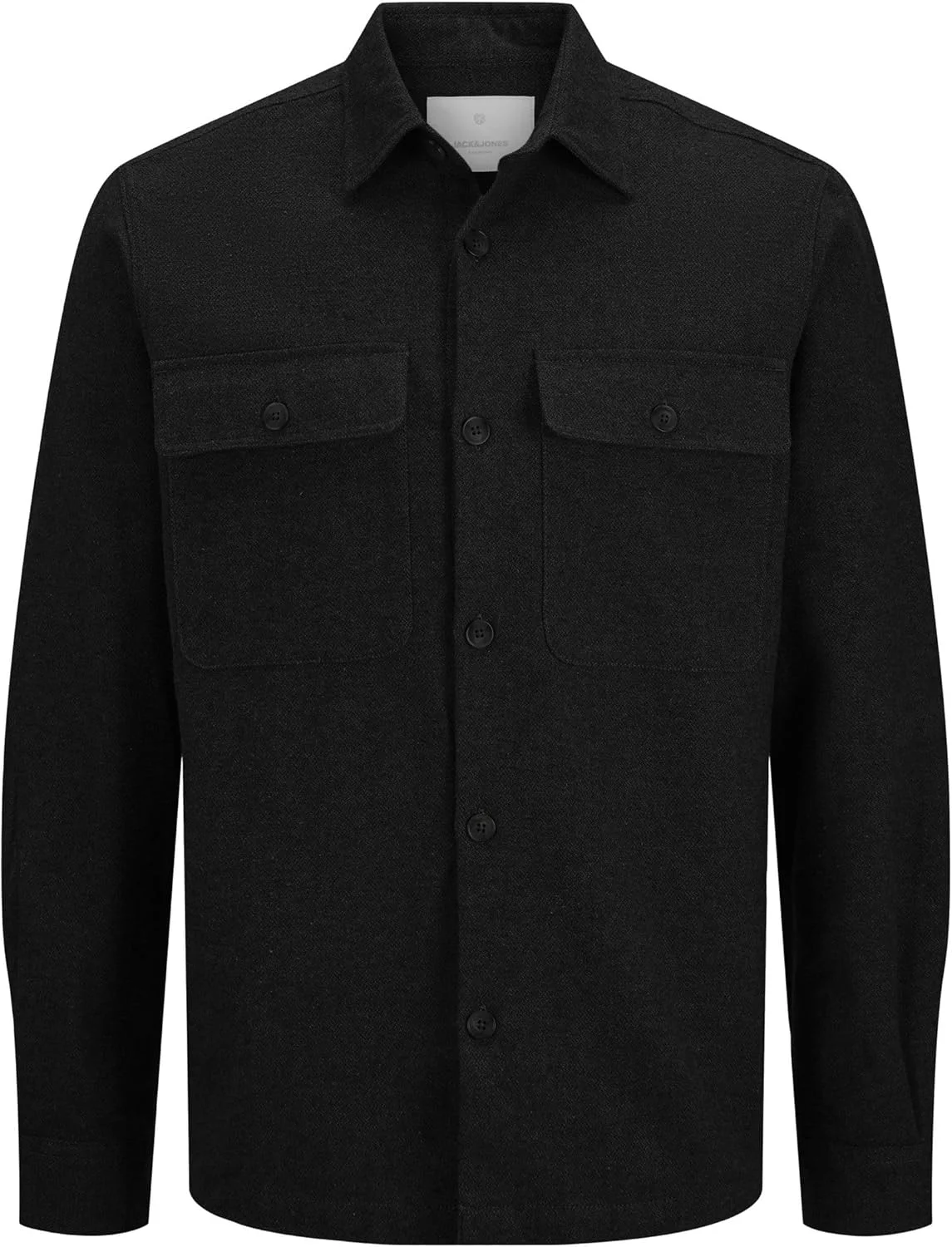 کت پیراهنی مردانه JACK & JONES مدل Jprraymond Melange Solid Overshirt Ls Sn (تک عددی)