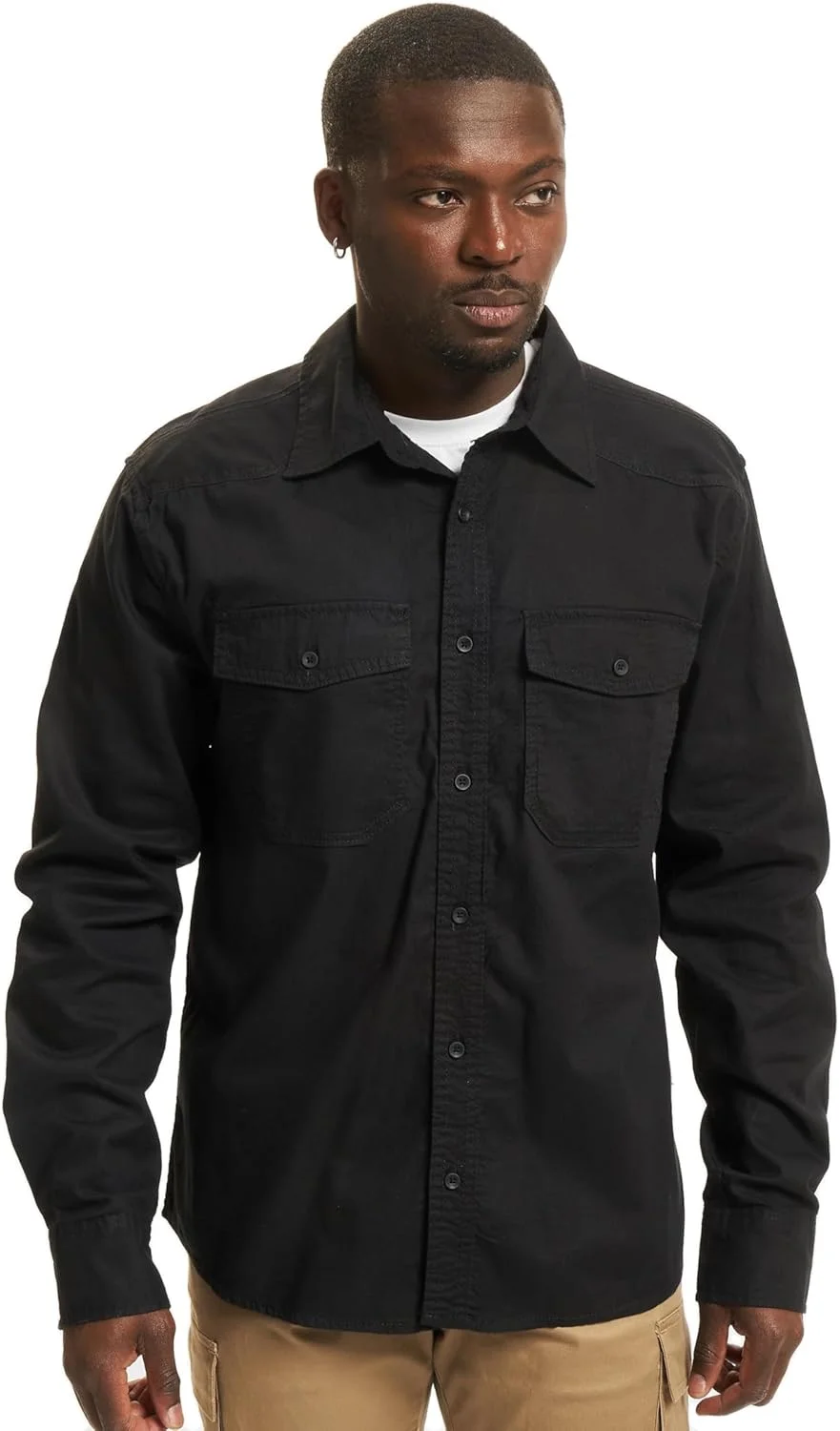 پیراهن فلانل آستین بلند Brandit، رنگ های مختلف، سایزهای S تا 7XL