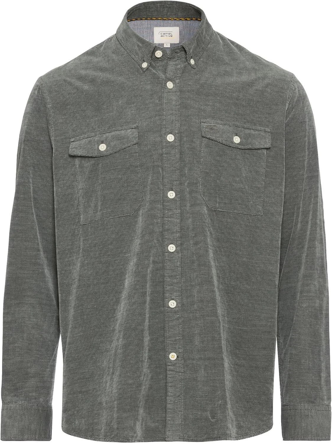 پیراهن آستین بلند مردانه کمل اکتیو با تن خور معمولی از جنس کبریتی
