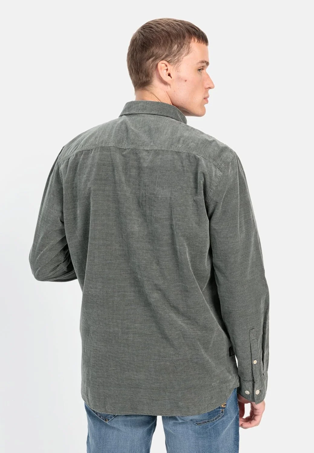 پیراهن آستین بلند مردانه کمل اکتیو با تن خور معمولی از جنس کبریتی