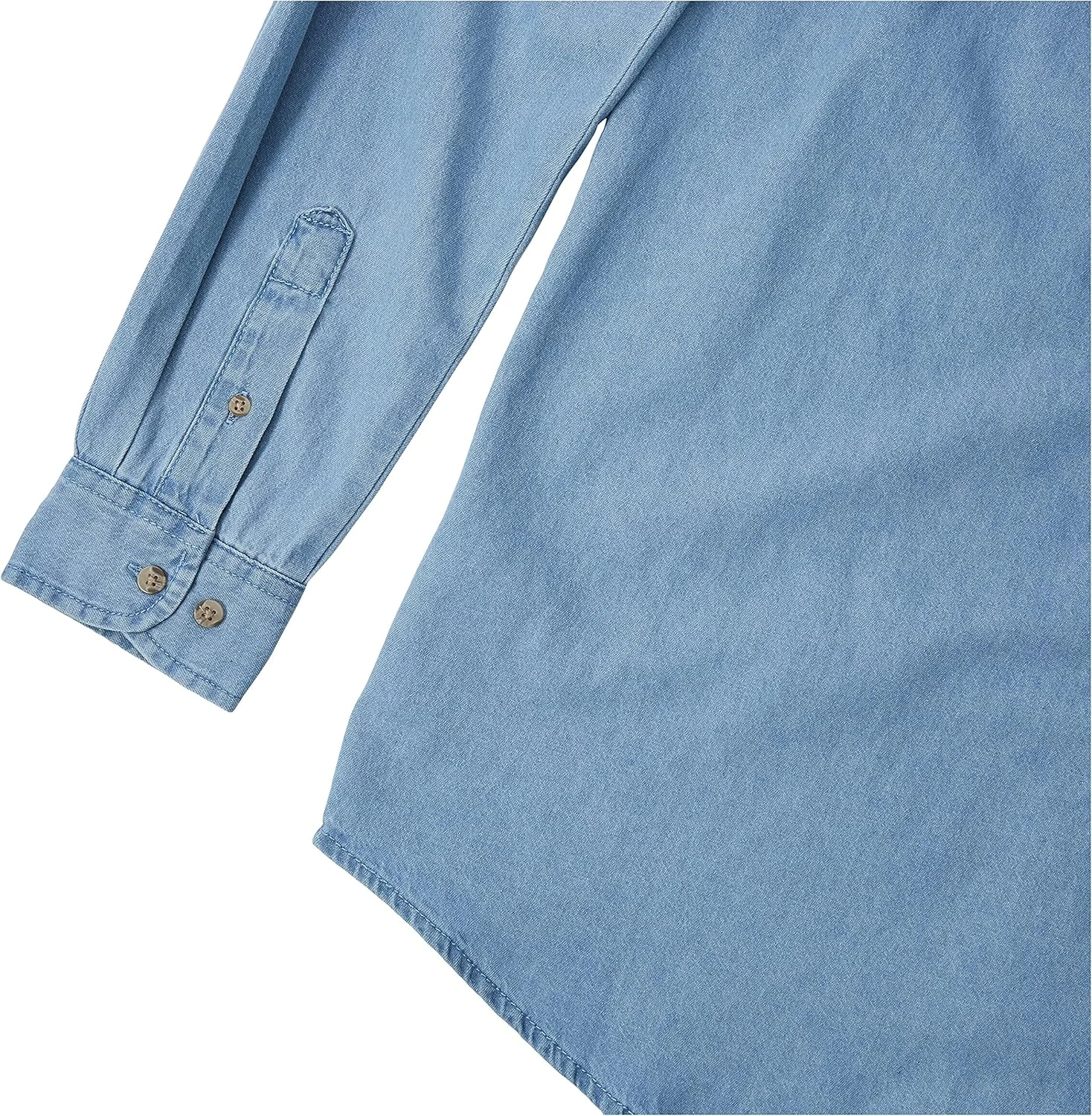 پیراهن جین مردانه Wrangler مدل Rugged Wear Basic با یک جیب