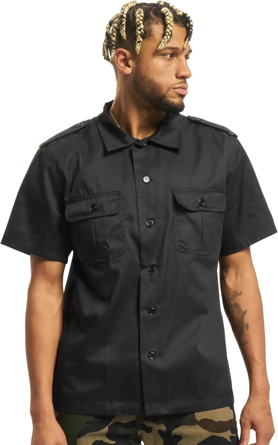 پیراهن آستین کوتاه Brandit US، تنوع رنگی بالا، سایزهای S تا 7XL