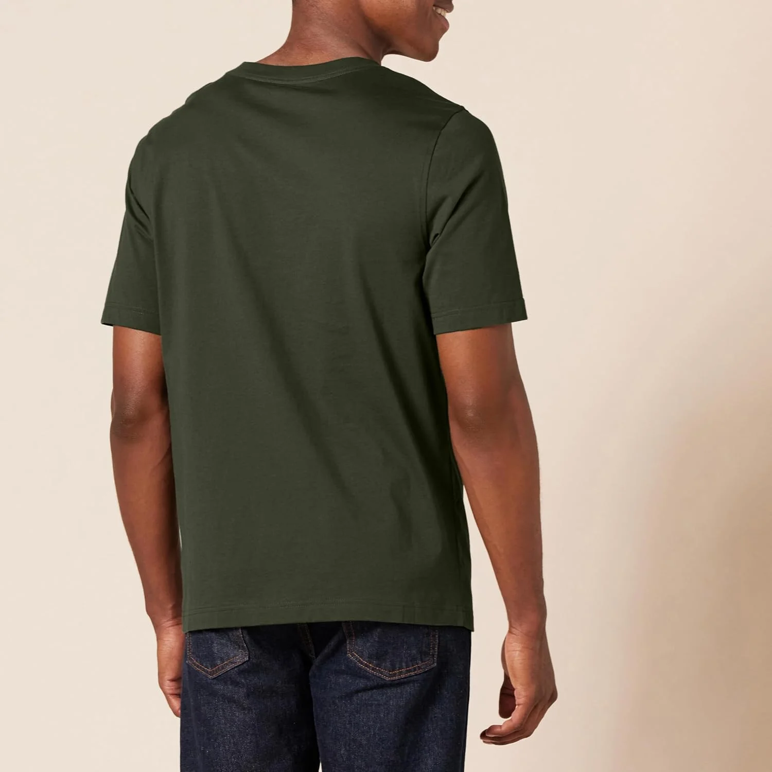 تیشرت آستین کوتاه مردانه نخی آمازون اسنشیالز، بسته 2 عددی تیشرت آستین کوتاه مردانه نخی آمازون اسنشیالز، بسته 2 عددی