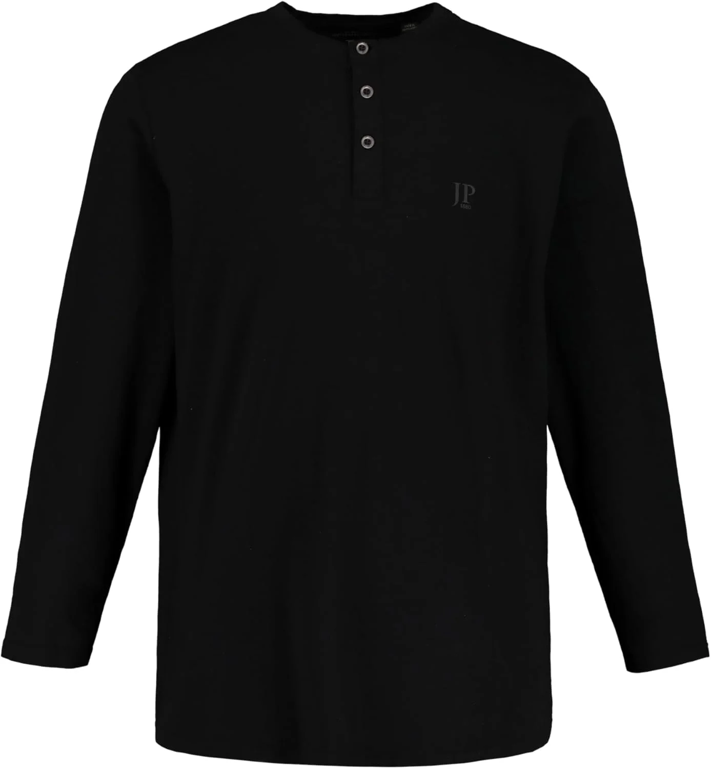 JP 1880 پیراهن آستین بلند مردانه سایز بزرگ L-8XL تا 8XL، یقه گرد دکمه دار، 702555