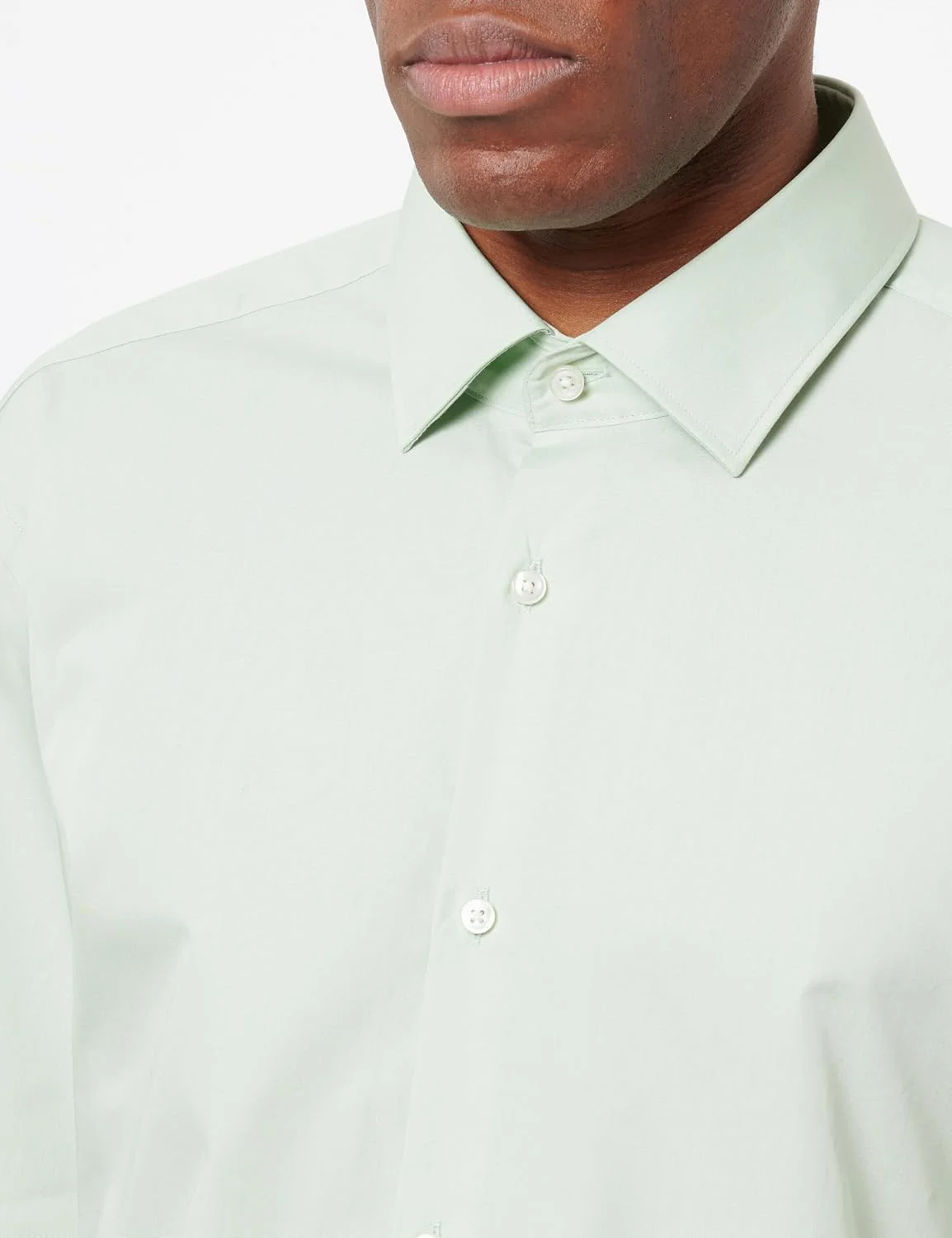 پیراهن مردانه اسلیم فیت کنو هوگو از جنس پاپلین نخی با قابلیت اتو آسان