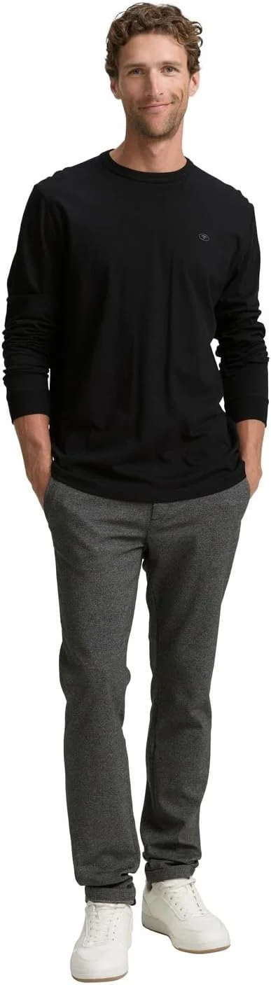 تی شرت آستین بلند مردانه توم تیلور Basic از جنس پنبه