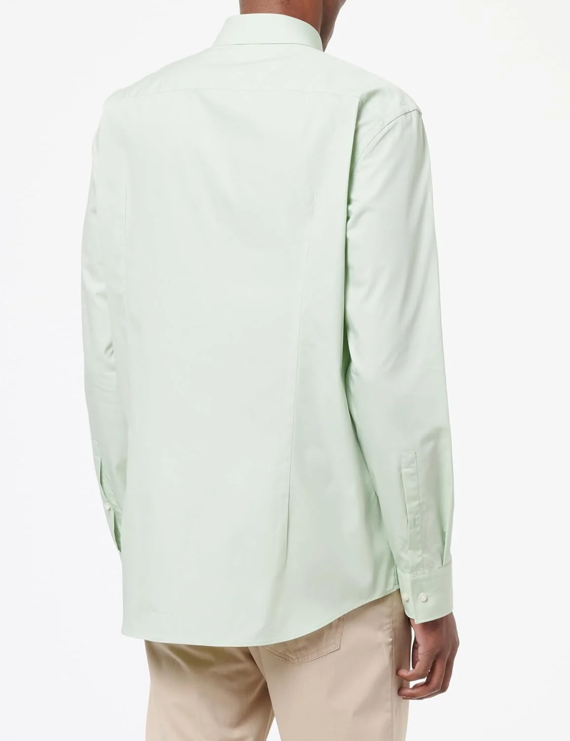 پیراهن مردانه اسلیم فیت کنو هوگو از جنس پاپلین نخی با قابلیت اتو آسان