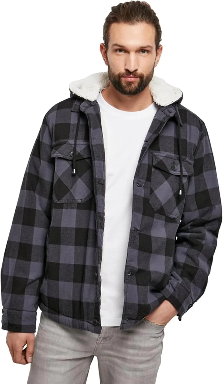 کاپشن چوبی مردانه Brandit کلاه دار