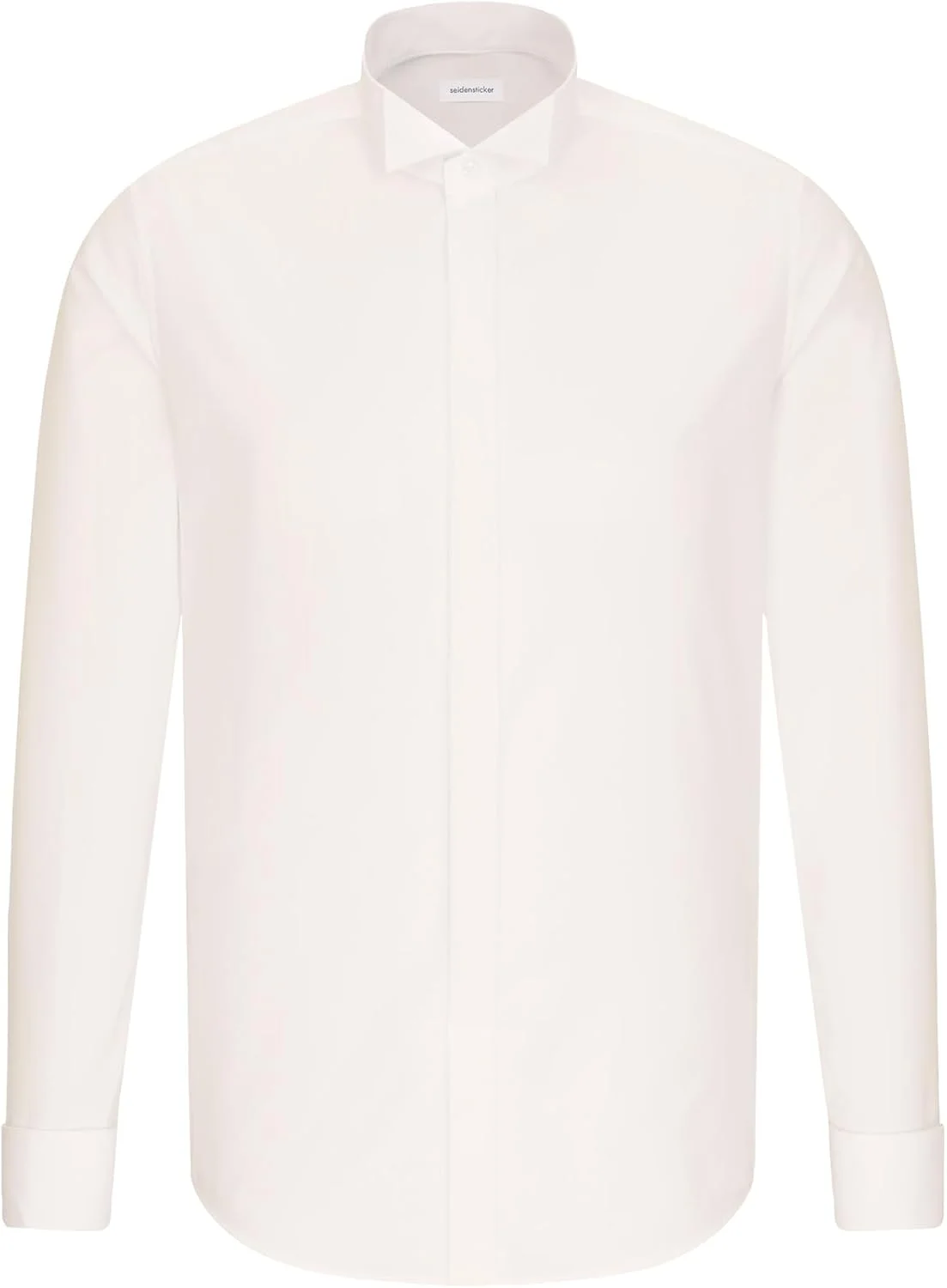 پیراهن مردانه رسمی Seidensticker - مدل فیت - بدون نیاز به اتو - یقه Kent - آستین بلند - سرآستین پاکتی - 100% پنبه
