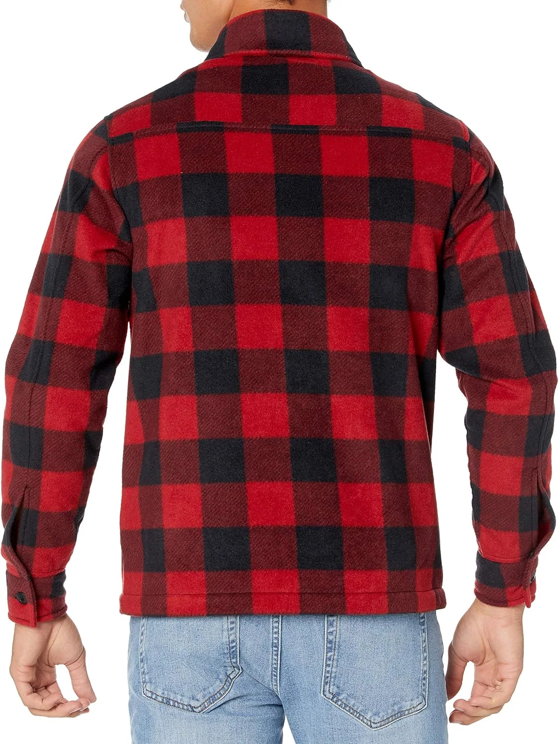 پیراهن-ژاکت پشمی آستین بلند مردانه آمازون اسنشیالز مناسب فصل زمستان