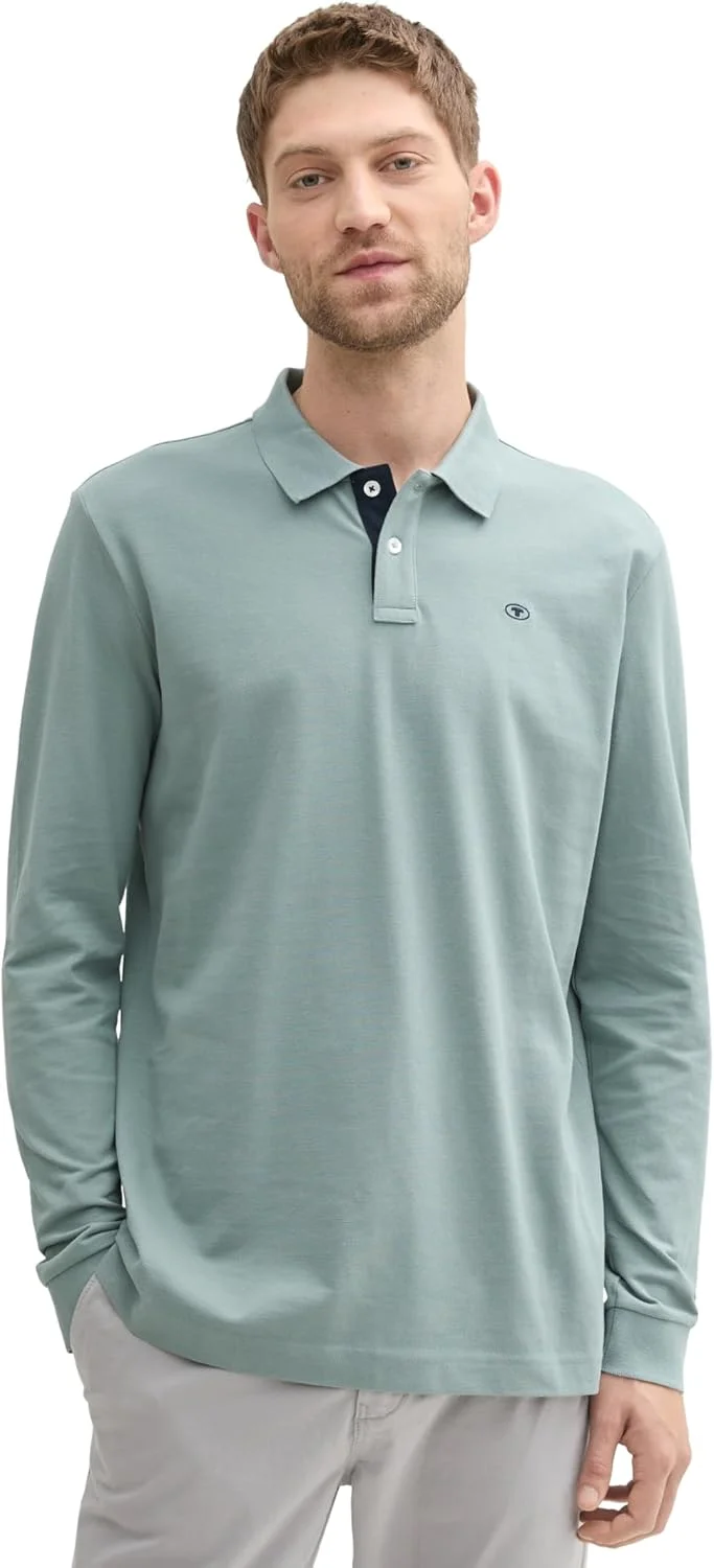 تی شرت آستین بلند مردانه توم تیلور مدل 1043278، طرح پیکه