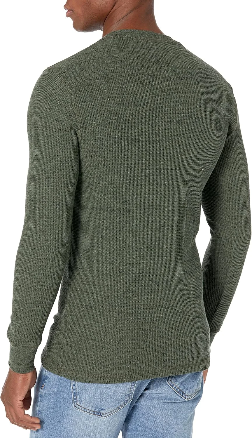 آمازون اسنشالز تیشرت آستین بلند یقه هنلی مردانه، فیت معمولی آمازون اسنشالز تیشرت آستین بلند یقه هنلی مردانه، فیت معمولی