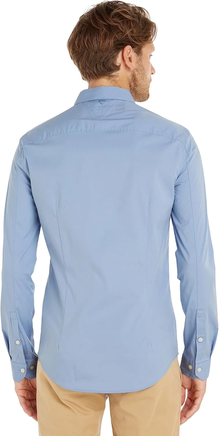 پیراهن آستین بلند مردانه تامی جینز مدل TJM Original Stretch پیراهن آستین بلند مردانه تامی جینز مدل TJM Original Stretch