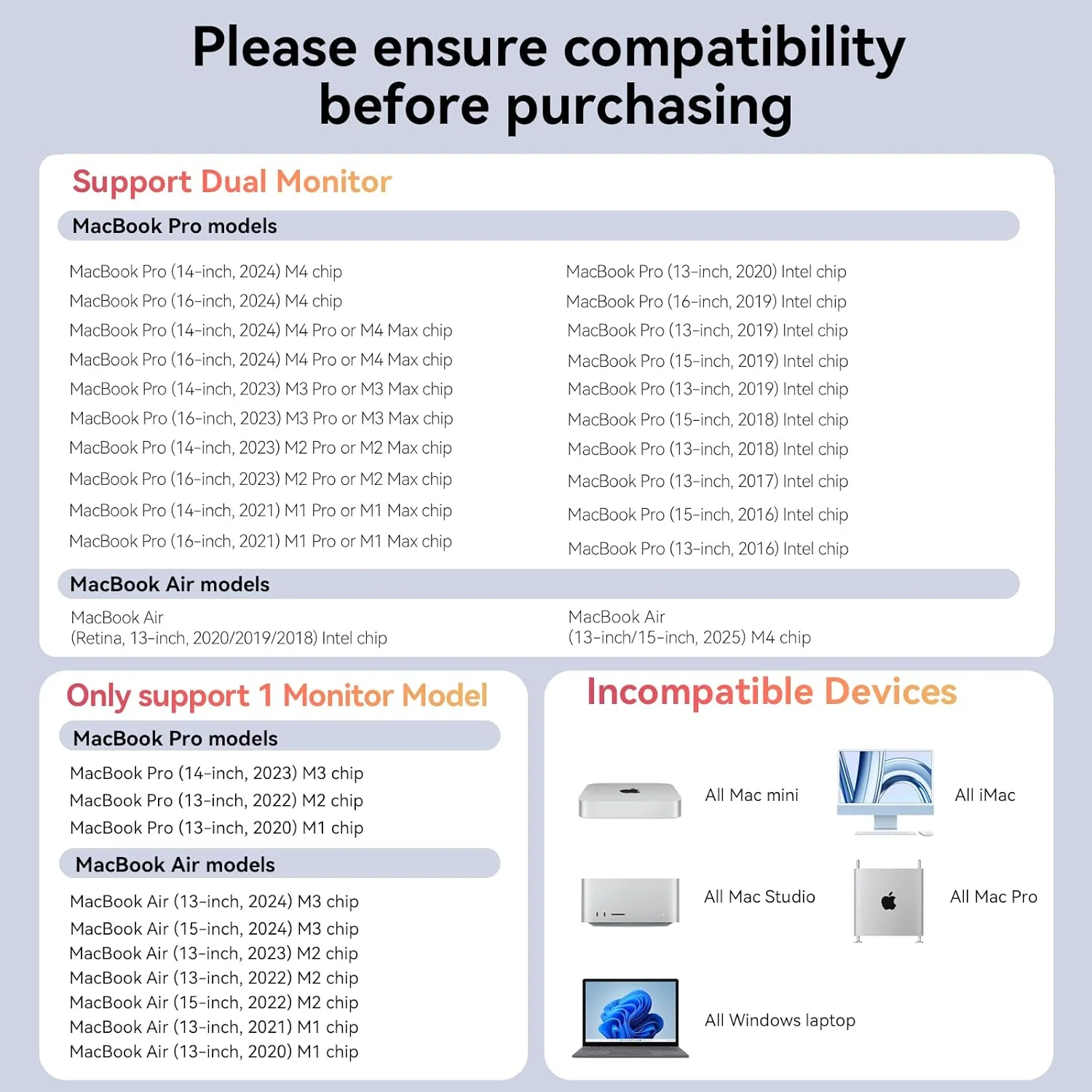 داک استیشن 18 در 2 توبن وان برای مک بوک، دو مانیتور 4K با نرخ 60 هرتز، آداپتور برق 150 وات، شارژ 20 وات، داک استیشن USB C با 2 پورت HDMI و DP، 7 پورت USB، اترنت 2.5 گیگابیتی، 2 پورت صدا، پایه داک برای مک بوک پرو 1 داک استیشن 18 در 2 توبن وان برای مک بوک، دو مانیتور 4K با نرخ 60 هرتز، آداپتور برق 150 وات، شارژ 20 وات، داک استیشن USB C با 2 پورت HDMI و DP، 7 پورت USB، اترنت 2.5 گیگابیتی، 2 پورت صدا، پایه داک برای مک بوک پرو 1