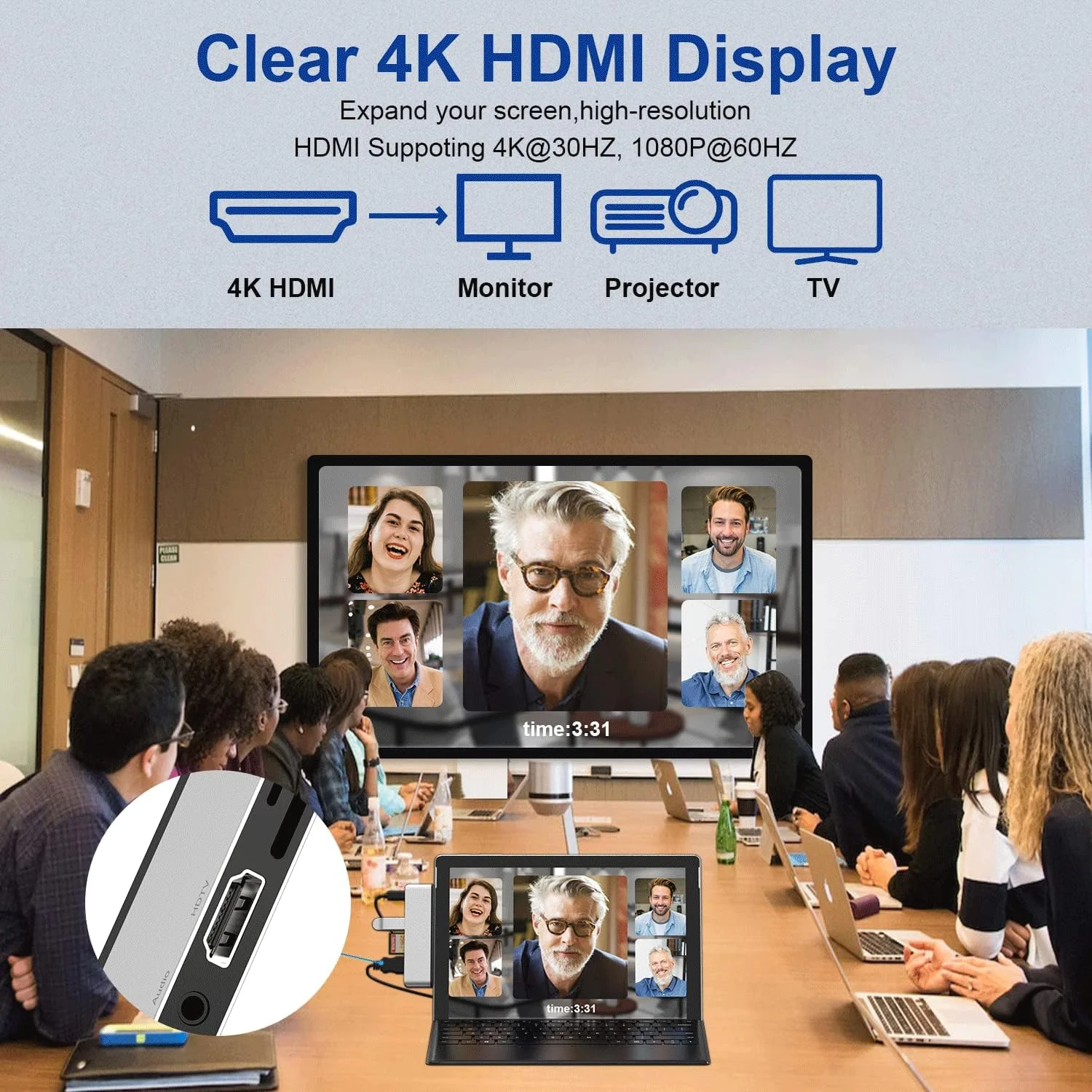 داک استیشن سرفیس پرو 9/10/11/X، هاب USB سرفیس پرو 11 با پورت 4K HDMI، USB-C تاندربولت 4 (نمایشگر+انتقال داده+شارژ 100W PD)، 2 پورت USB 3.0، پورت صدا 3.5 میلیمتری، اسلات کارت SD/TF برای سرفیس پرو 9/پرو داک استیشن سرفیس پرو 9/10/11/X، هاب USB سرفیس پرو 11 با پورت 4K HDMI، USB-C تاندربولت 4 (نمایشگر+انتقال داده+شارژ 100W PD)، 2 پورت USB 3.0، پورت صدا 3.5 میلیمتری، اسلات کارت SD/TF برای سرفیس پرو 9/پرو