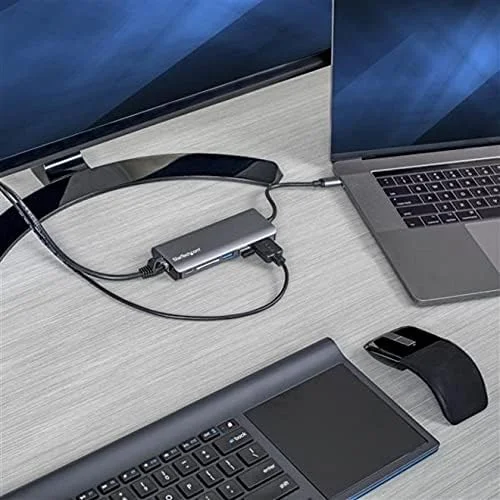 آداپتور چند پورت USB C استار تک - داک مسافرتی USB-C به HDMI 4K، هاب 3x USB 3.0، SD/SDHC، GbE، عبور جریان 60W PD 3.0 - مینی داکینگ استیشن قابل حمل USB Type-C/Thunderbolt 3 (DKT30CSDHPD3) آداپتور چند پورت USB C استار تک - داک مسافرتی USB-C به HDMI 4K، هاب 3x USB 3.0، SD/SDHC، GbE، عبور جریان 60W PD 3.0 - مینی داکینگ استیشن قابل حمل USB Type-C/Thunderbolt 3 (DKT30CSDHPD3)