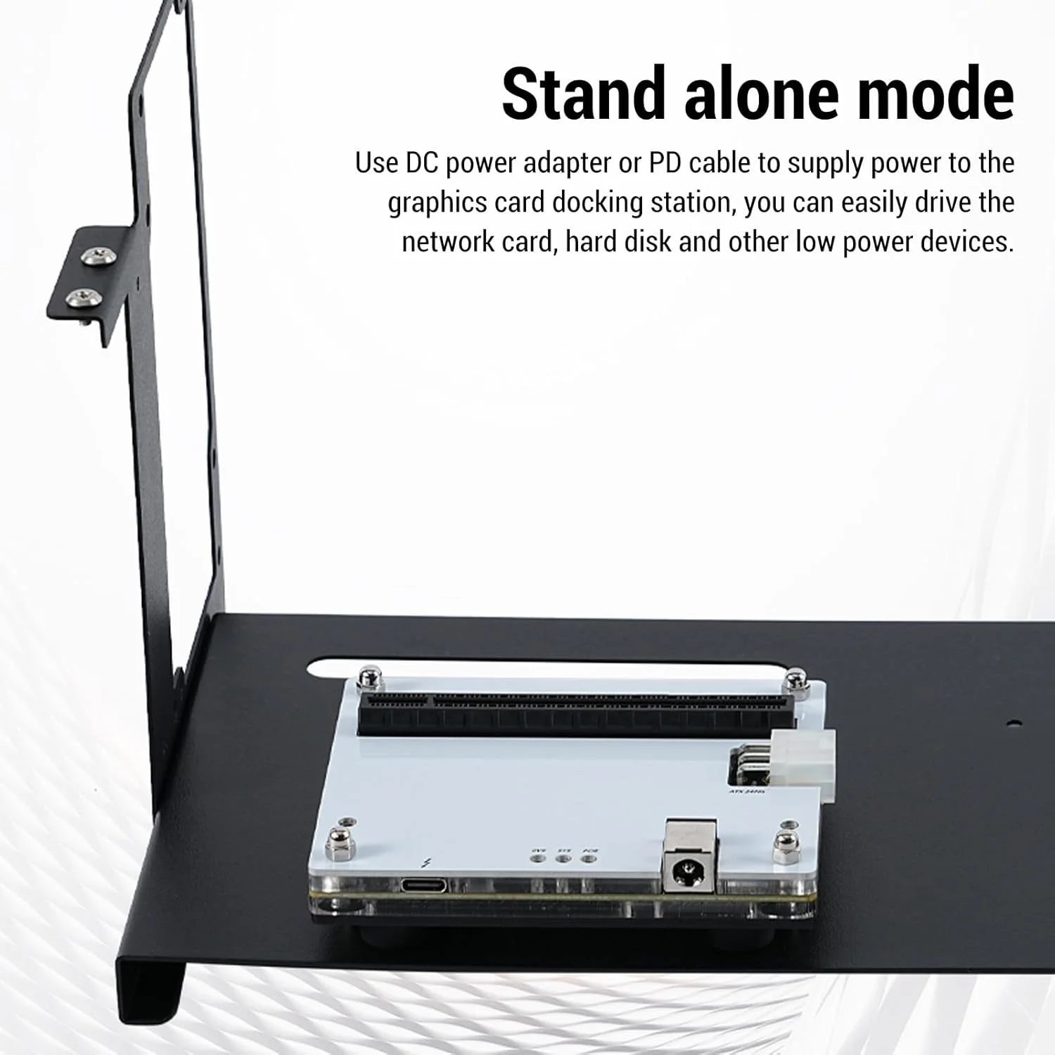 داک استیشن کارت گرافیک اکسترنال Sorandy برای 4 پورت USB4، سازگار با RTX 4090 7900، داک کارت گرافیک PCIe 16X با پشتیبانی از منبع تغذیه ATX SFX، توسعه Oculink داک استیشن کارت گرافیک اکسترنال Sorandy برای 4 پورت USB4، سازگار با RTX 4090 7900، داک کارت گرافیک PCIe 16X با پشتیبانی از منبع تغذیه ATX SFX، توسعه Oculink