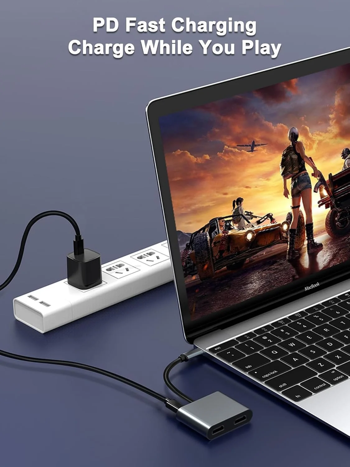 آداپتور USB C به دو HDMI، اسپلیتر USB C برای 2 مانیتور با نمایشگر توسعه یافته، هاب HDMI Type C ایستگاه داکینگ مانیتورهای چندگانه برای لپ تاپ/مانیتور سازگار با Thunderbolt آداپتور USB C به دو HDMI، اسپلیتر USB C برای 2 مانیتور با نمایشگر توسعه یافته، هاب HDMI Type C ایستگاه داکینگ مانیتورهای چندگانه برای لپ تاپ/مانیتور سازگار با Thunderbolt