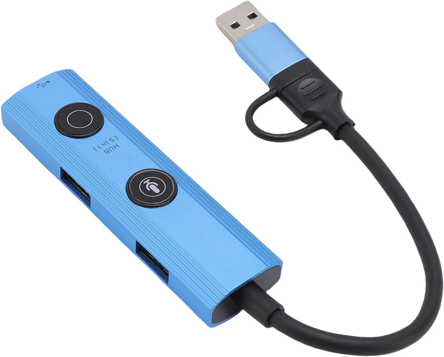 داک استیشن لپ تاپ هوش مصنوعی سوراندی، آداپتور هاب USB C با 5 پورت، آداپتور مانیتور دوگانه، هاب USB C با پورت های نسخه 3.0 و 2.0، مناسب برای خانه