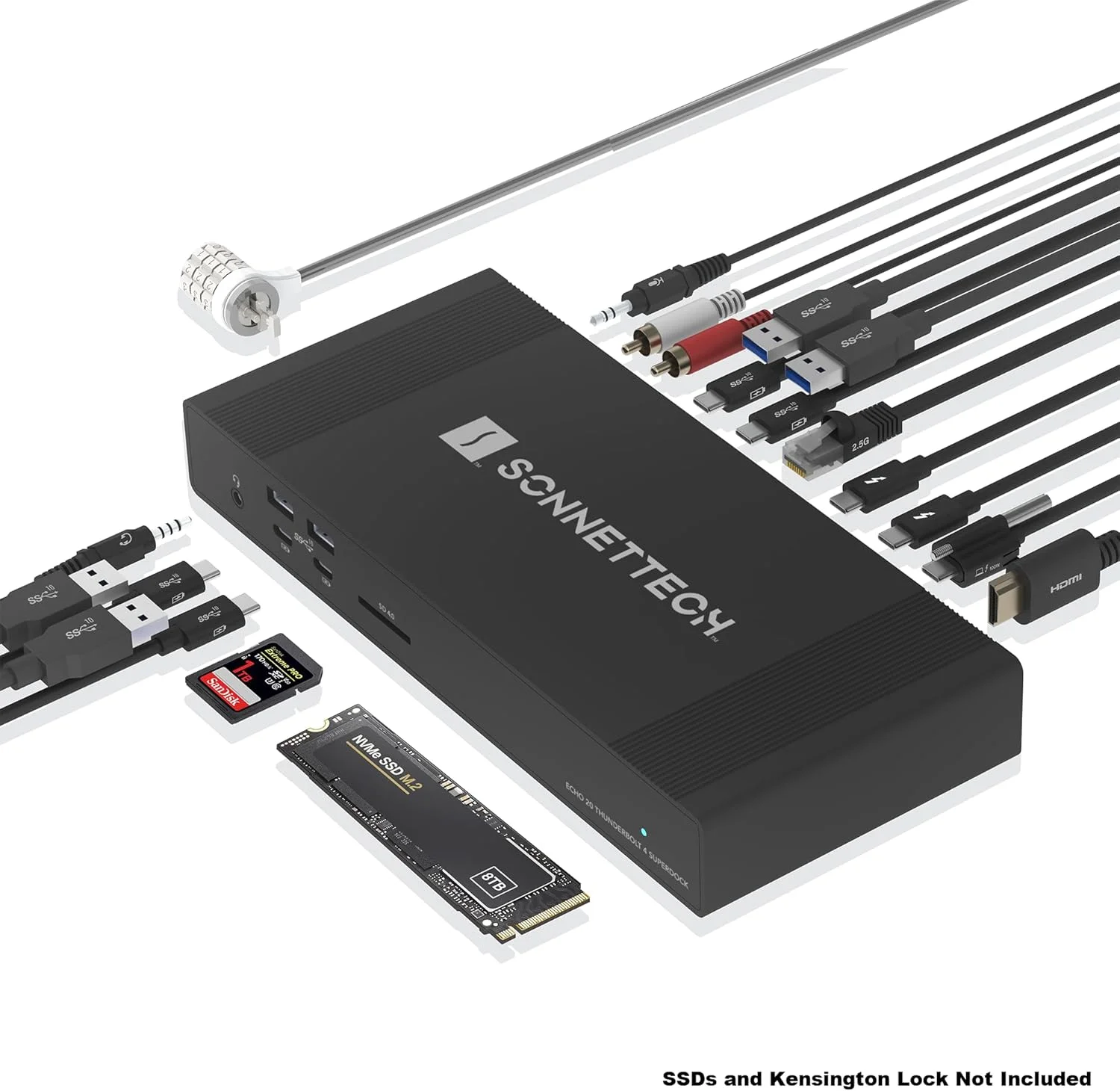 داک فوق العاده Sonnet Echo 20 Thunderbolt 4 داک فوق العاده Sonnet Echo 20 Thunderbolt 4