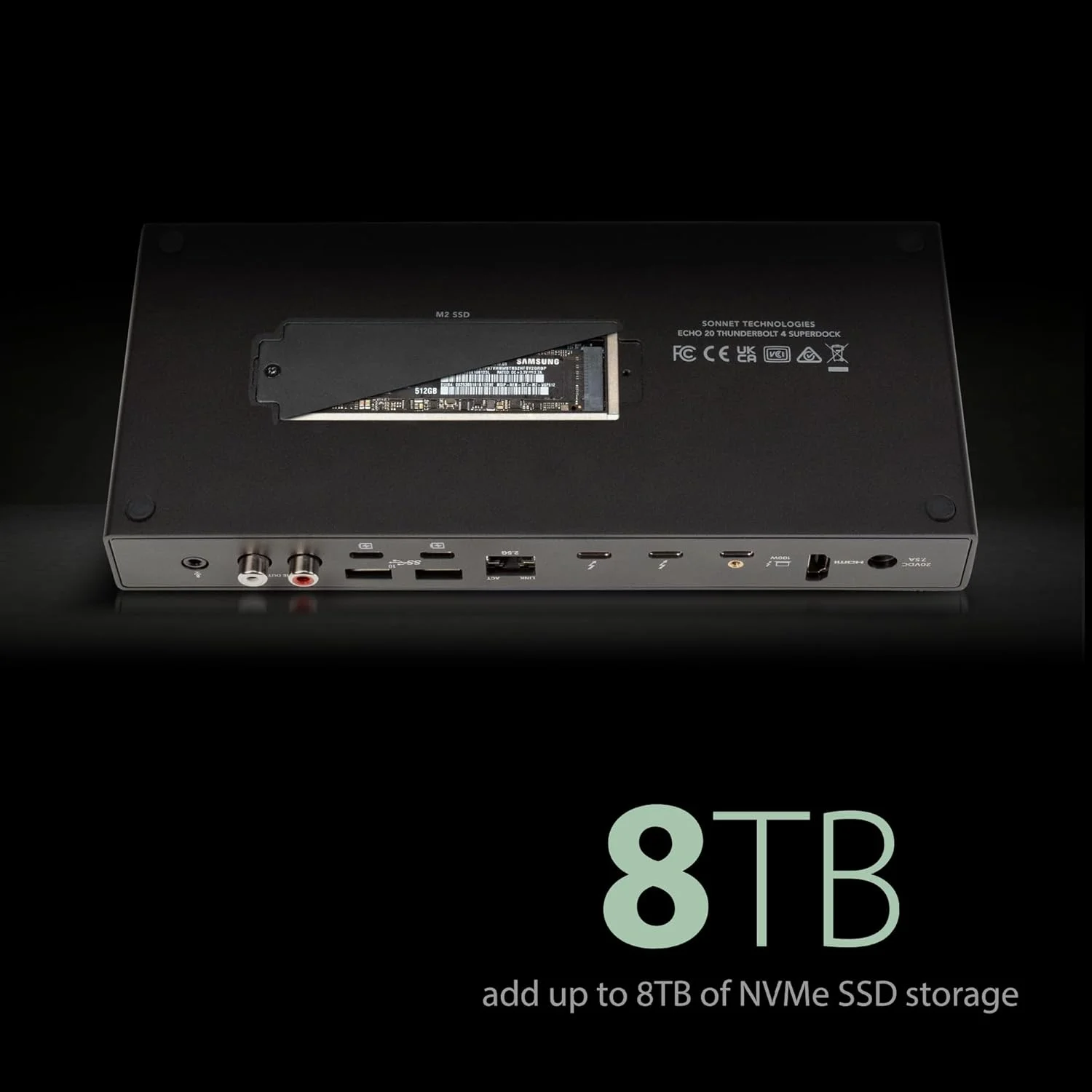 داک فوق العاده Sonnet Echo 20 Thunderbolt 4 - تصویر 2 داک فوق العاده Sonnet Echo 20 Thunderbolt 4 - تصویر 2