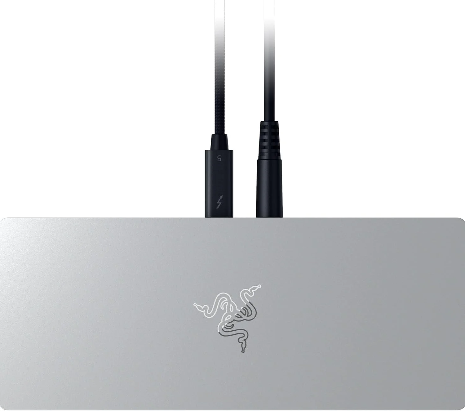 داک ریزر Thunderbolt 5: دارای 10 پورت به همراه اسلات ذخیره سازی M.2 - پشتیبانی از سه نمایشگر 4K با نرخ 144 هرتز یا یک نمایشگر 8K با نرخ 60 هرتز - قابلیت اشتراک گذاری Thunderbolt - ارائه توان 140 واتی - اتصال 3 دستگاه TB5 - رنگ نقره ای