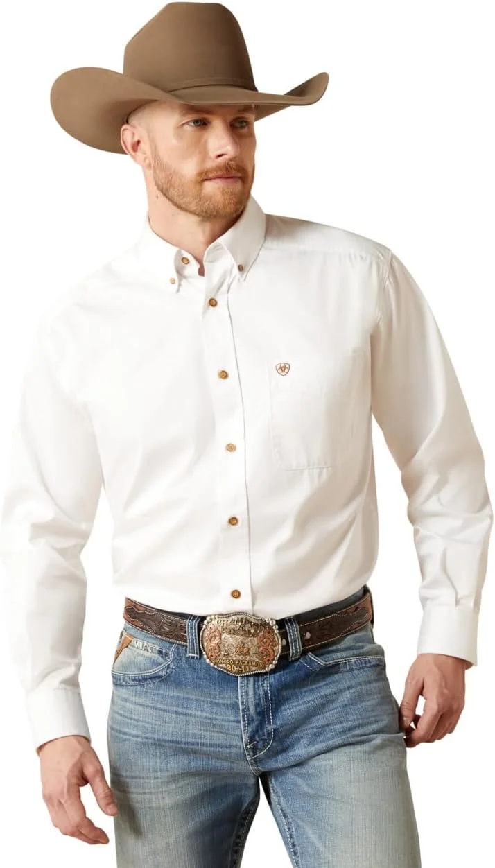 پیراهن مردانه آریات مدل Team Logo Twill با برش کلاسیک، سرمه ای/راه راه ستاره ای